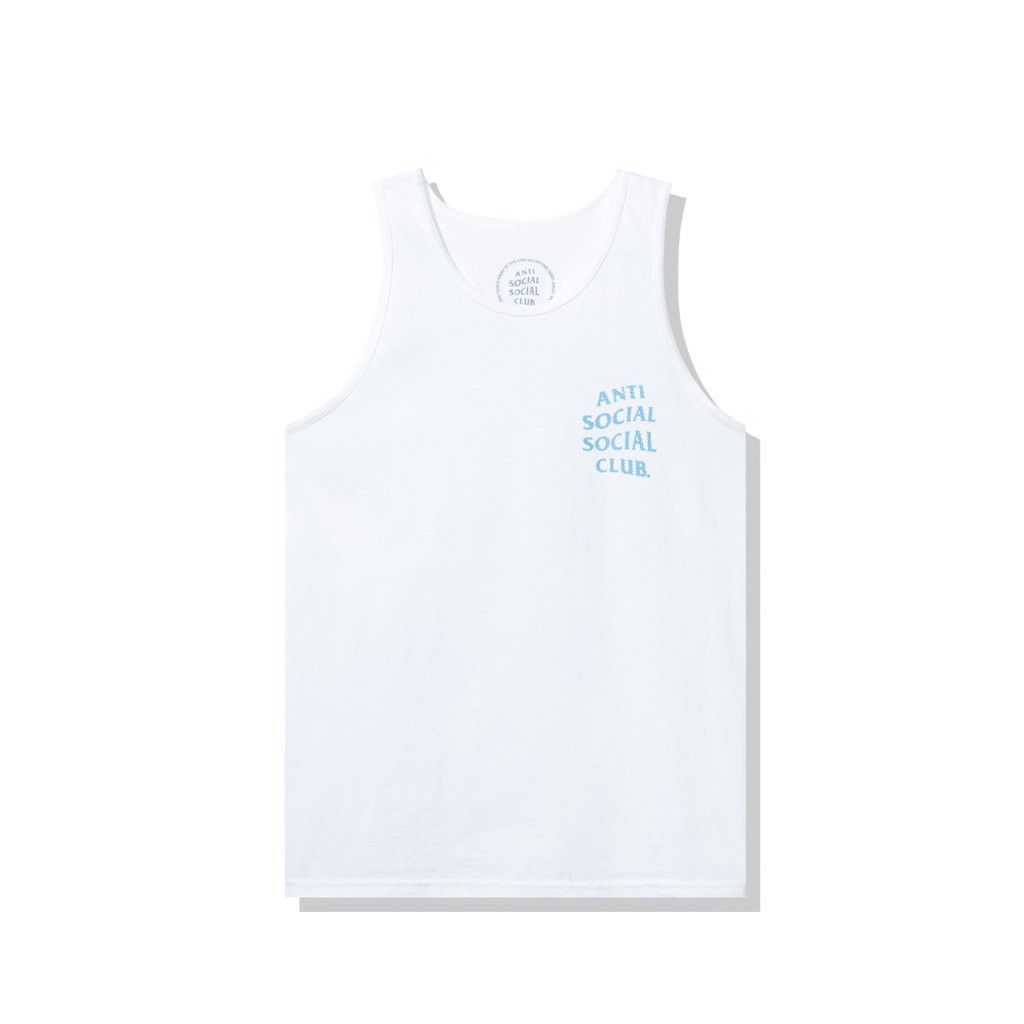 Anti Social Social Club DS ASSC Goodbye Summer White Tank Tee FTP FOG CDG BAPE KITH Size US XL / EU 56 / 4 - 4 Thumbnail