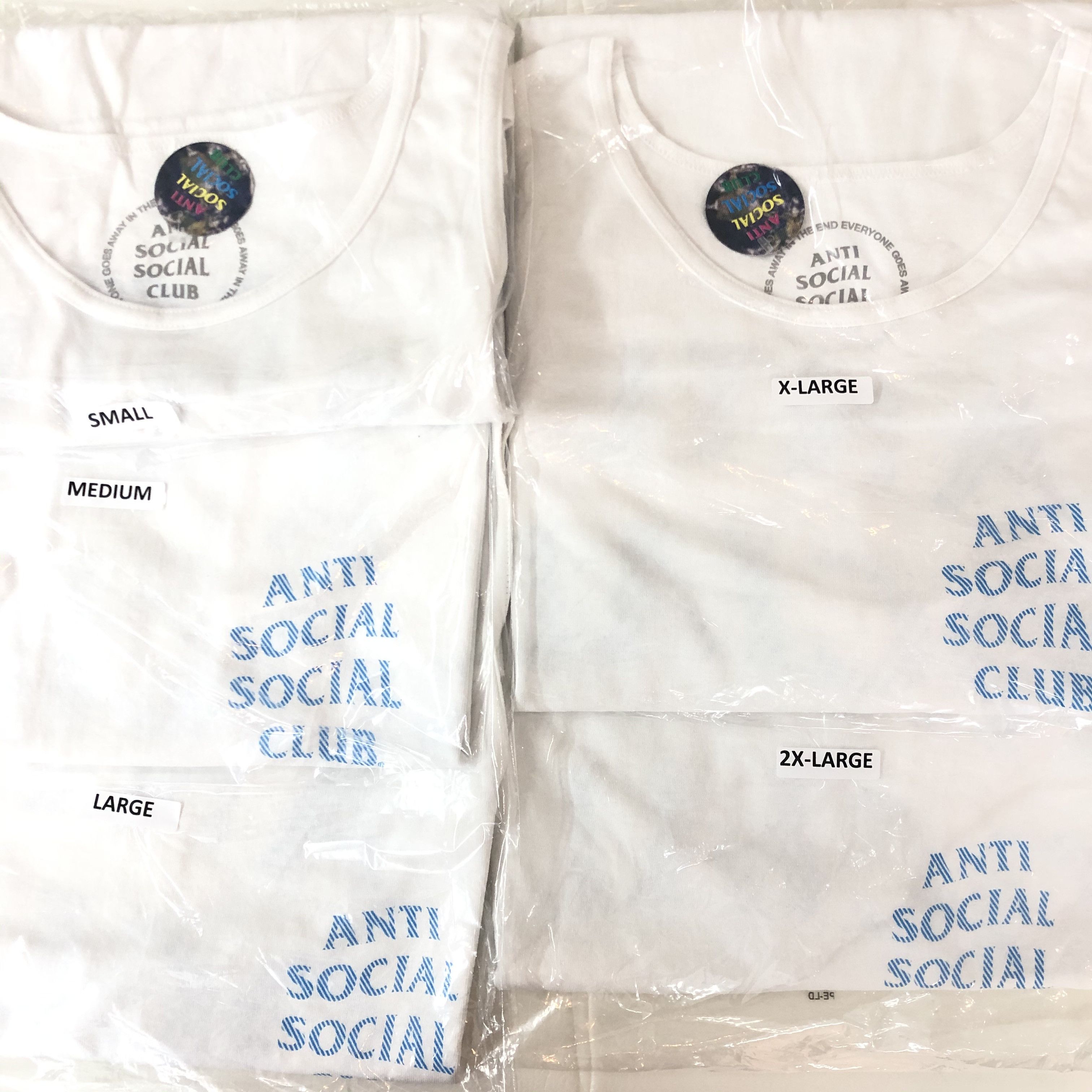 Anti Social Social Club DS ASSC Goodbye Summer White Tank Tee FTP FOG CDG BAPE KITH Size US XL / EU 56 / 4 - 7 Thumbnail