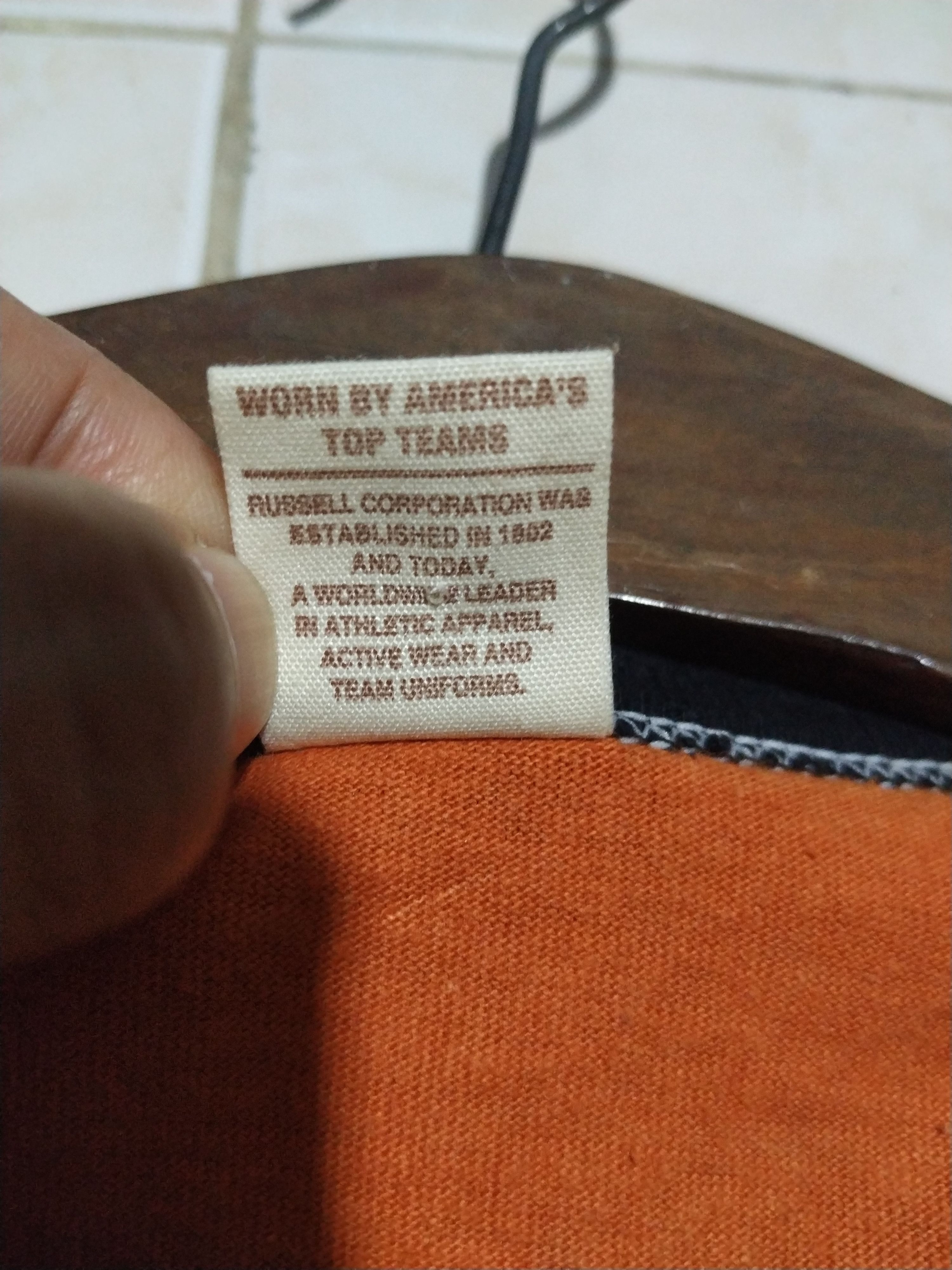 Russell Athletic Vintage Single Stitch Amsterdam Ringer Tshirt Size US L / EU 52-54 / 3 - 4 Thumbnail