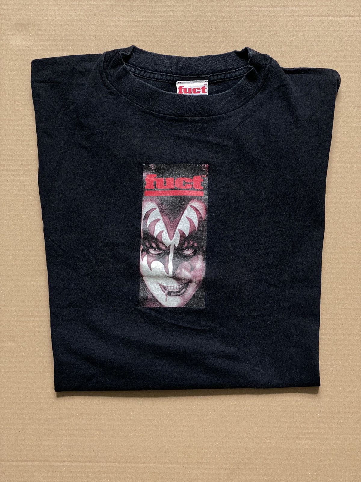 FUCT × Vintage 90s Fuct Kiss Gene Simmons Tee | Grailed
