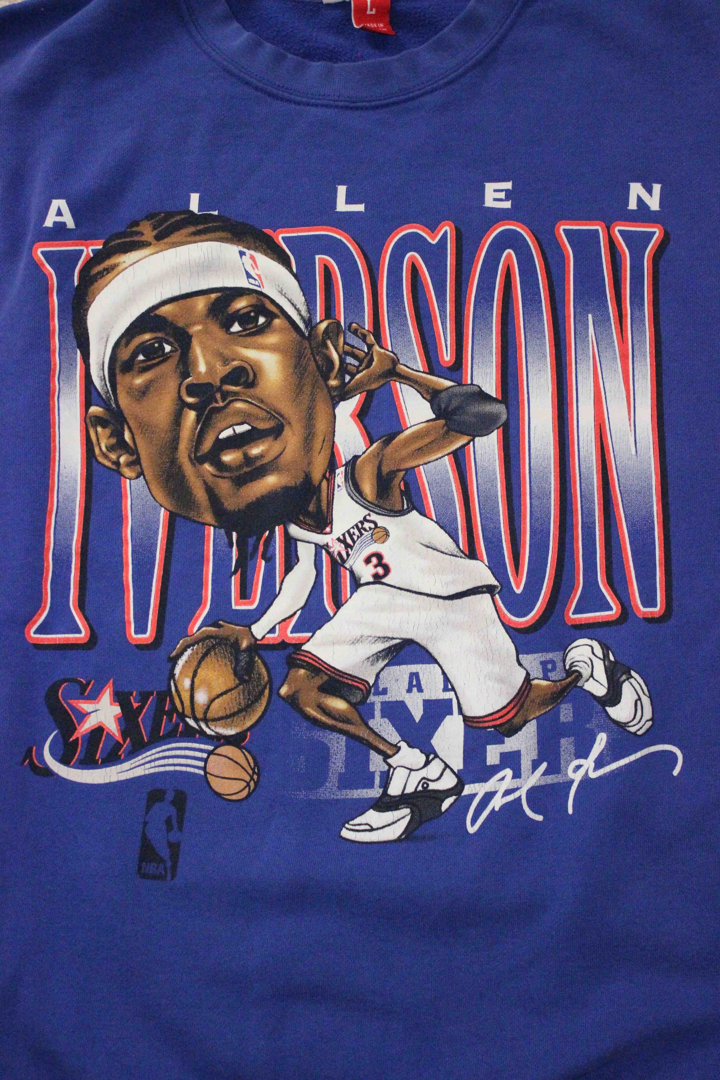 Mitchell & Ness ALLEN IVERSON Caricature NBA Pullover Crewneck Sweater Size US L / EU 52-54 / 3 - 2 Thumbnail
