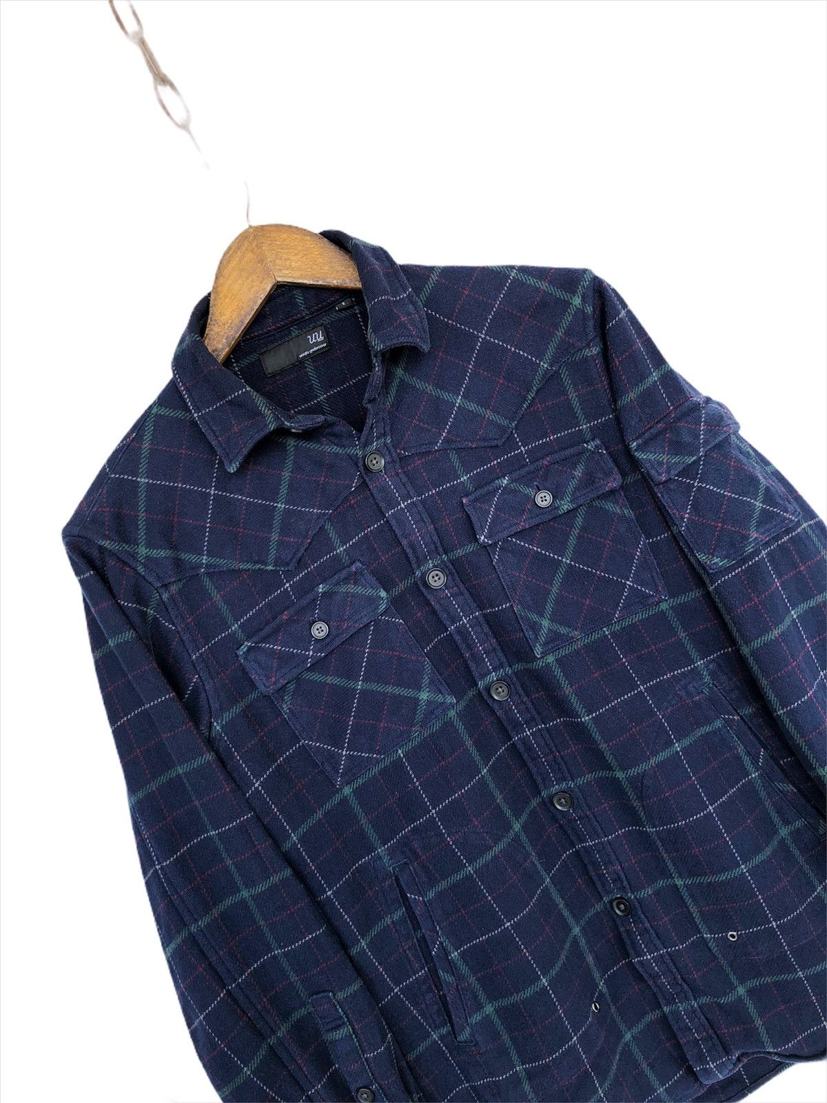 Jun Takahashi × Undercover Undercover 🇯🇵 Tartan Thick Cotton Flannel Shirt Size US S / EU 44-46 / 1 - 2 Thumbnail