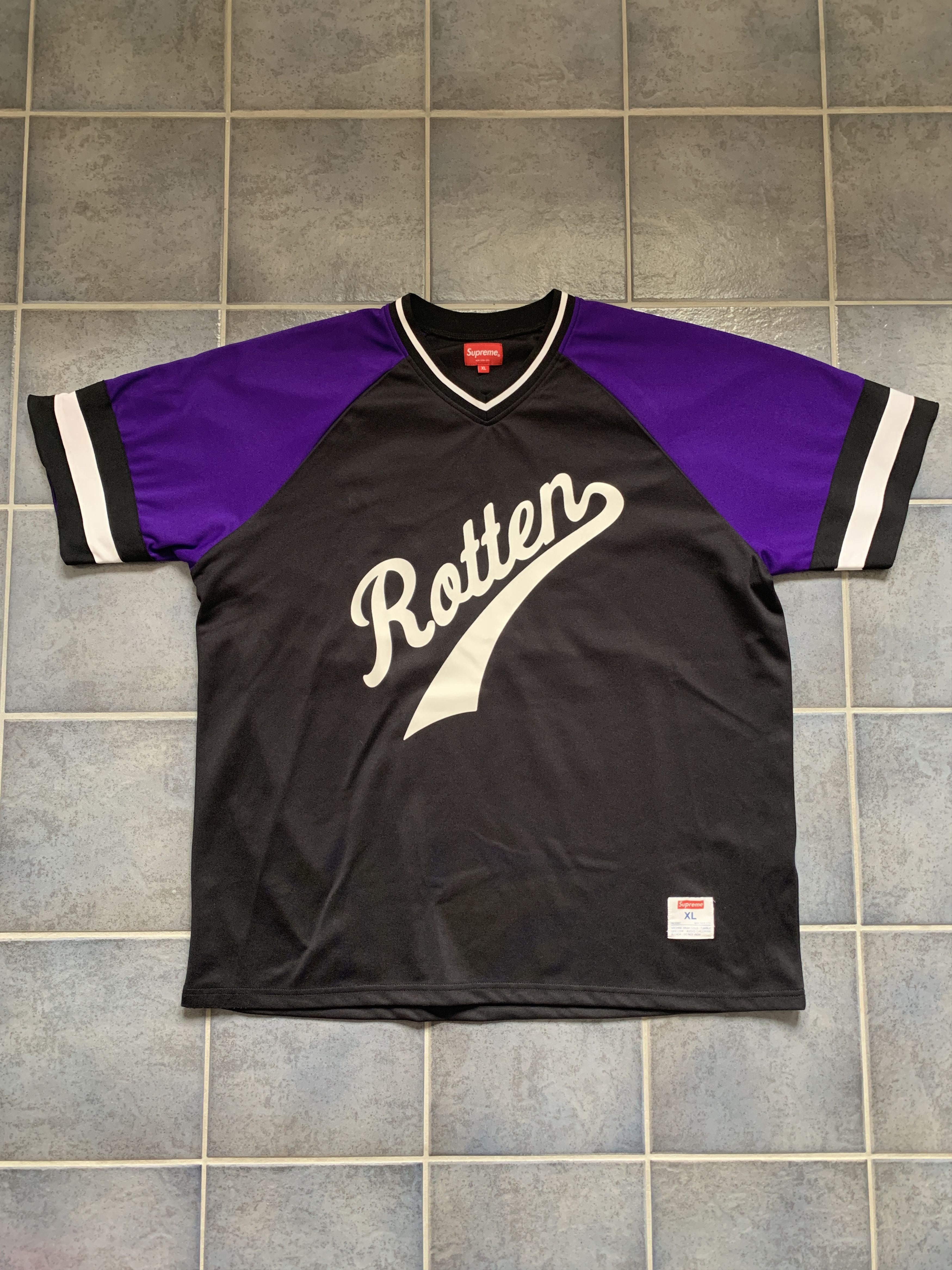 Supreme Rotten Jersey Purple Size Large HTF