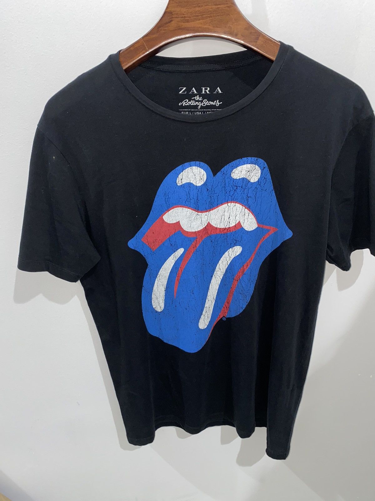 Band Tees × The Rolling Stones × Zara THE ROLLING STONES X ZARA Print T shirt Size US L / EU 52-54 / 3 - 1 Thumbnail