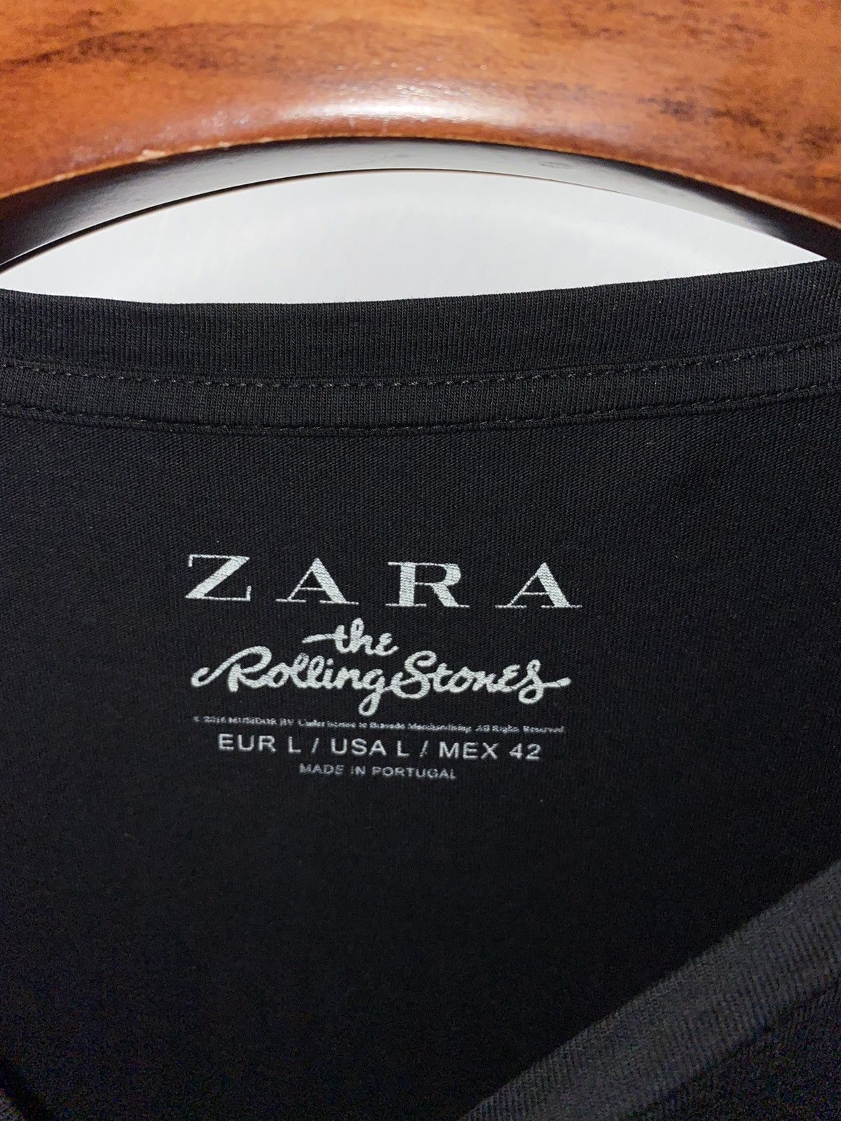 Band Tees × The Rolling Stones × Zara THE ROLLING STONES X ZARA Print T shirt Size US L / EU 52-54 / 3 - 4 Thumbnail