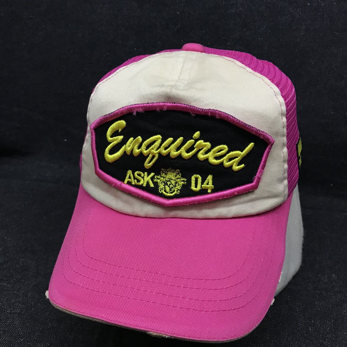 Designer Ask-Enquired Trucker Hats Caps Size ONE SIZE - 2 Thumbnail