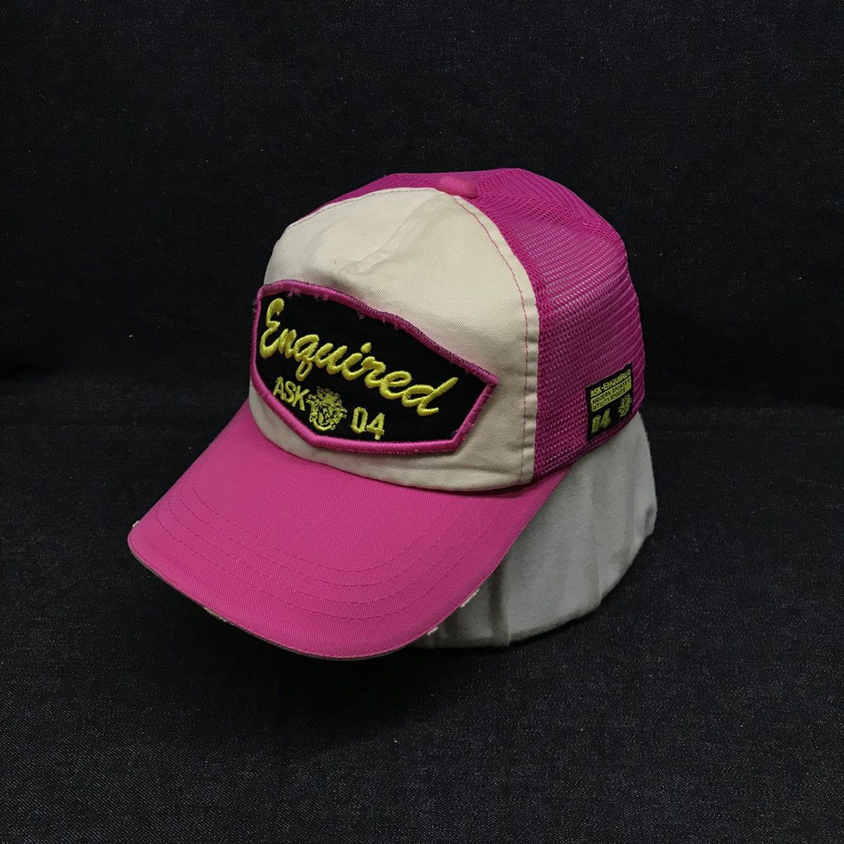Designer Ask-Enquired Trucker Hats Caps Size ONE SIZE - 3 Thumbnail