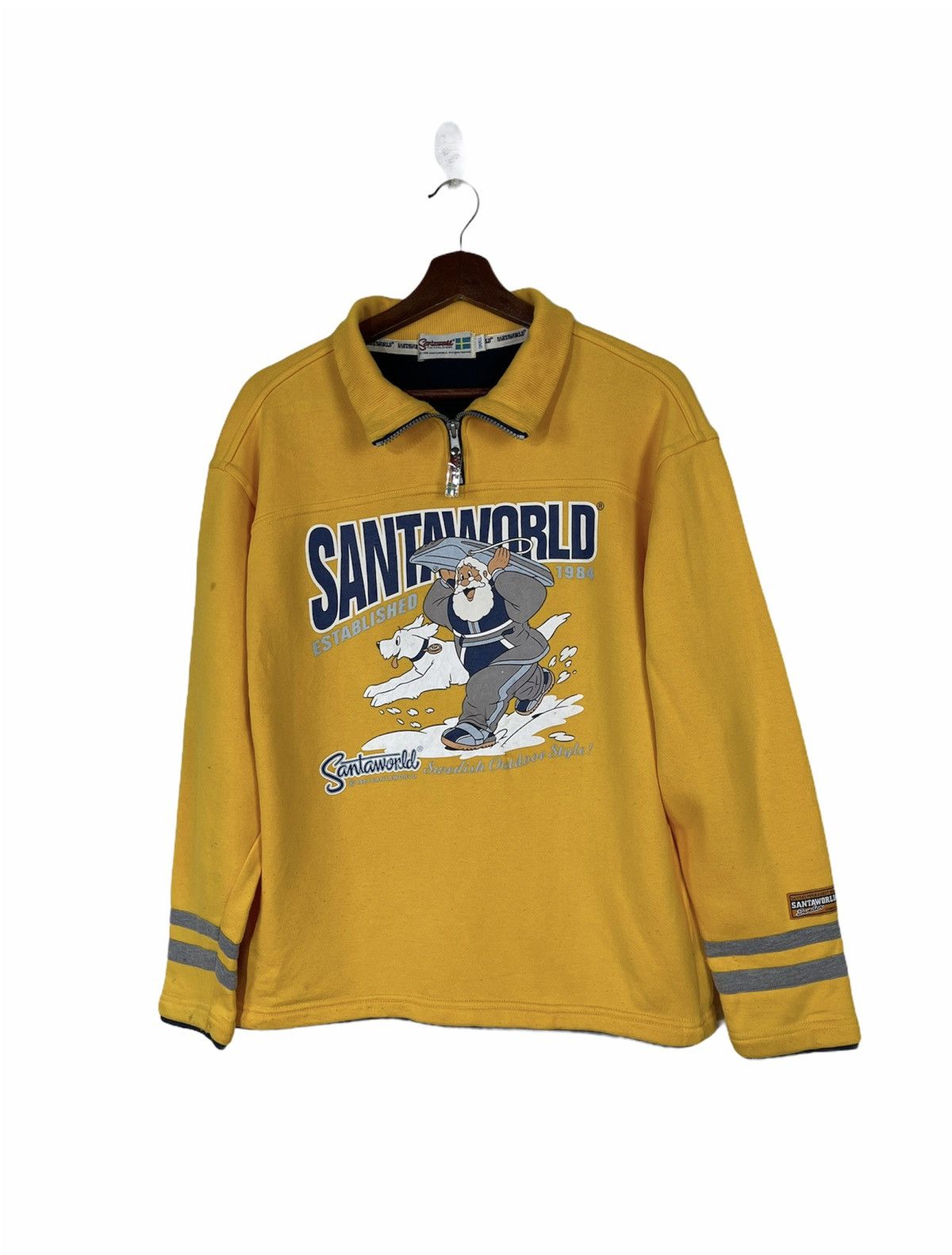 Vintage Vintage SANTA WORLD Sweatshirt 90’s Size US S / EU 44-46 / 1 - 5 Thumbnail