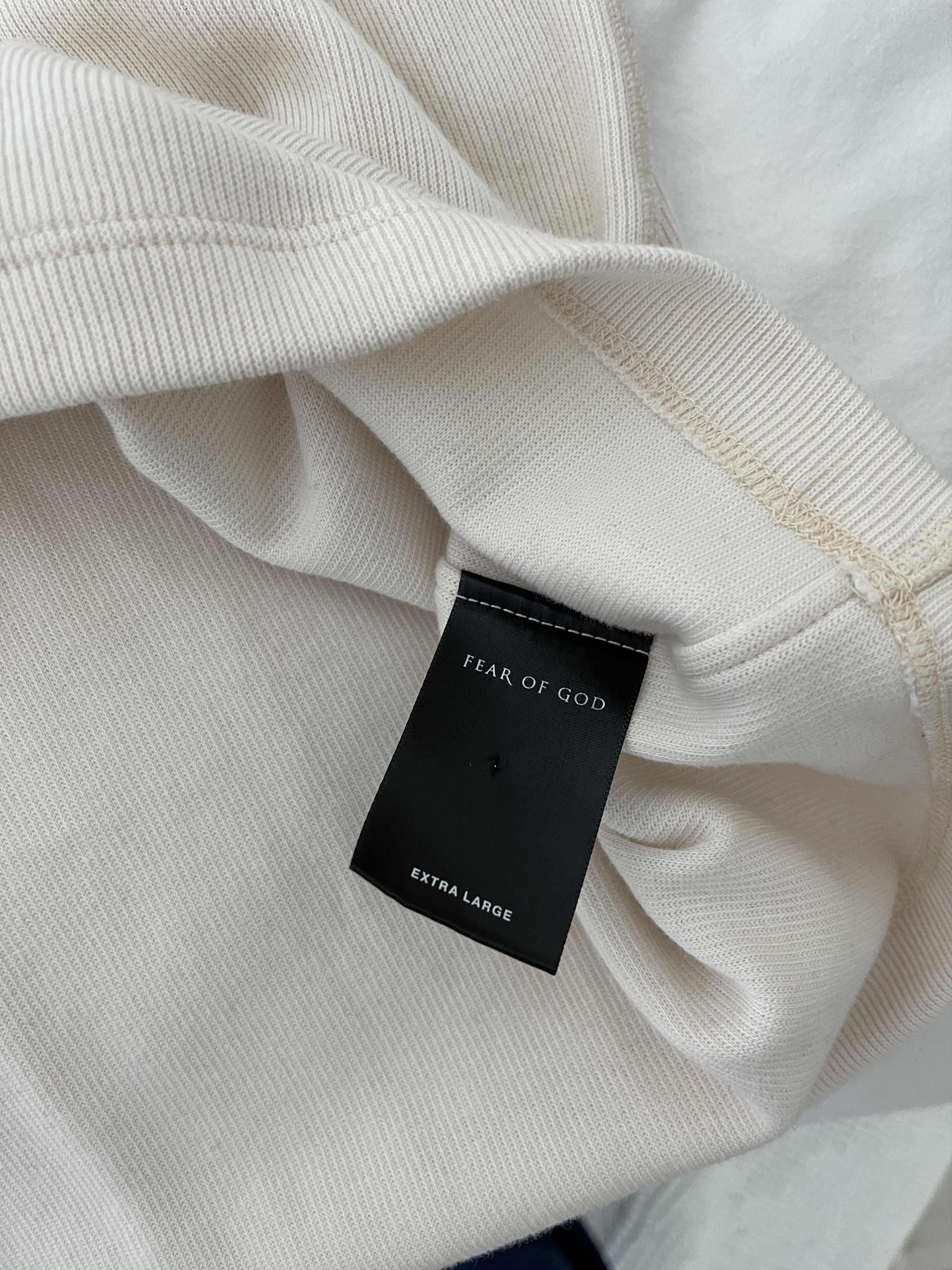 Fear of God FEAR OF GOD FIFTH COLLECTION CREAM INSIDE OUT TEE (XL) Size US XL / EU 56 / 4 - 3 Thumbnail