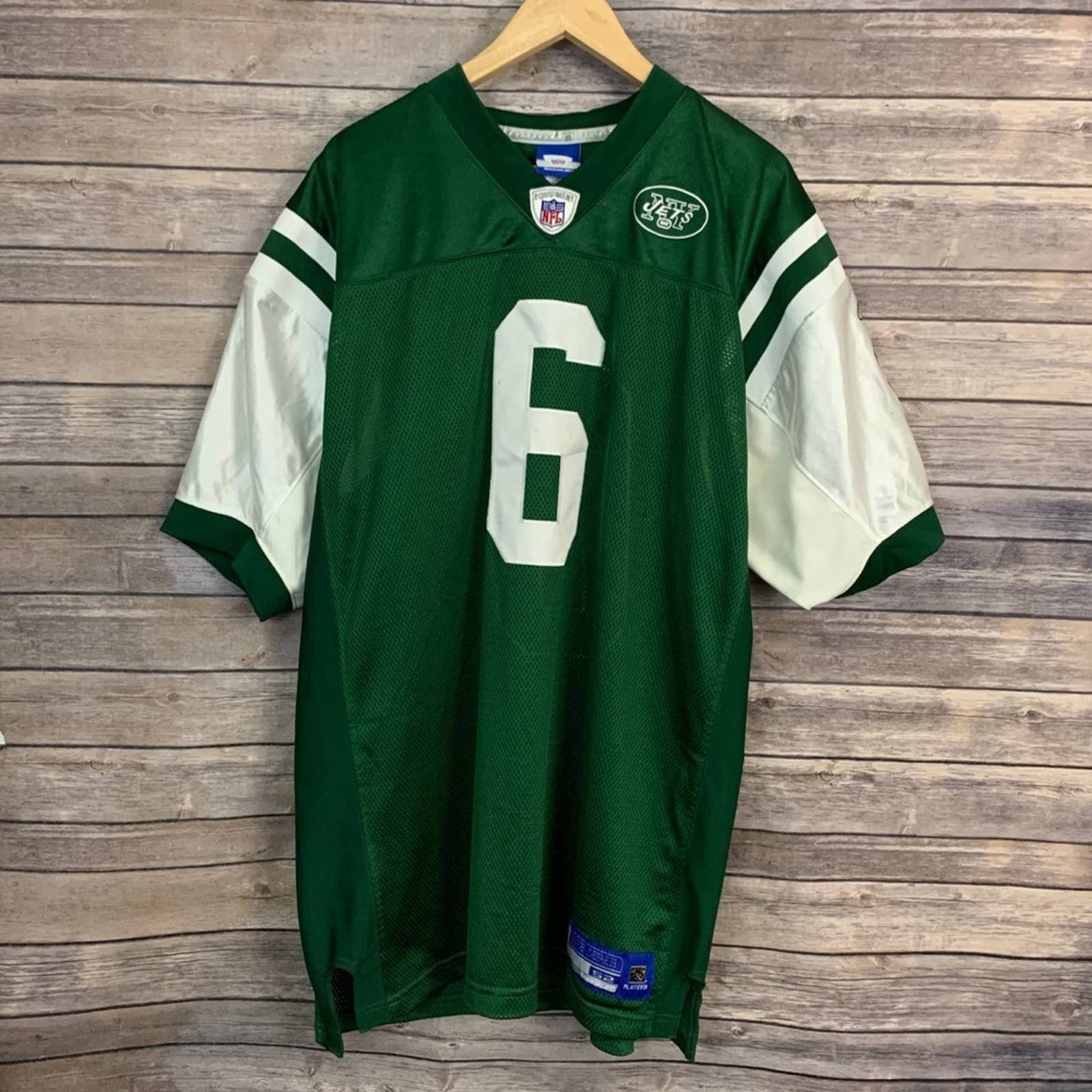 Reebok, Shirts, Mark Sanchez Jets Jersey Nwot Size 52