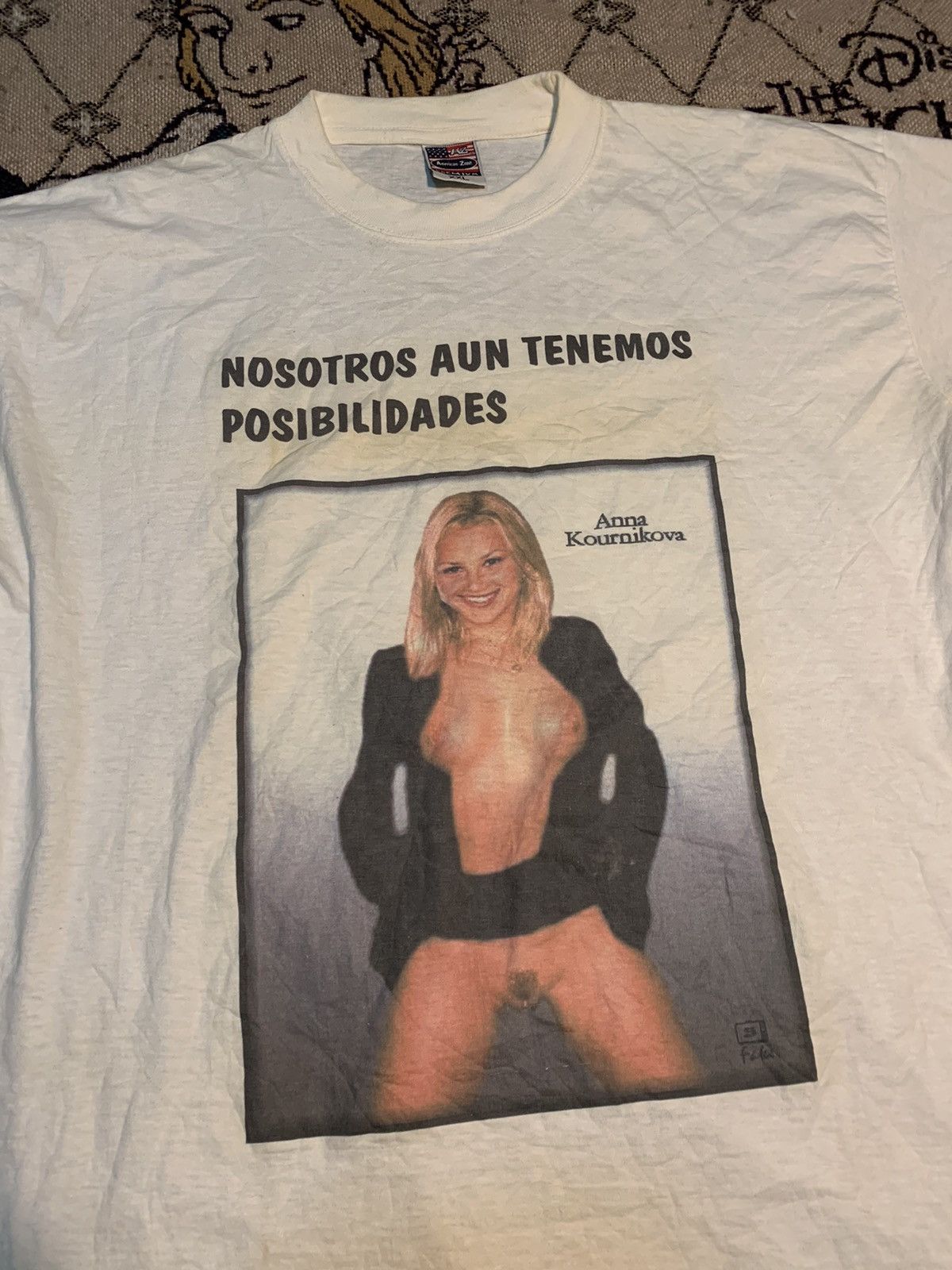 Vintage Vintage Nude Anna Kournikova T-Shirt | Grailed