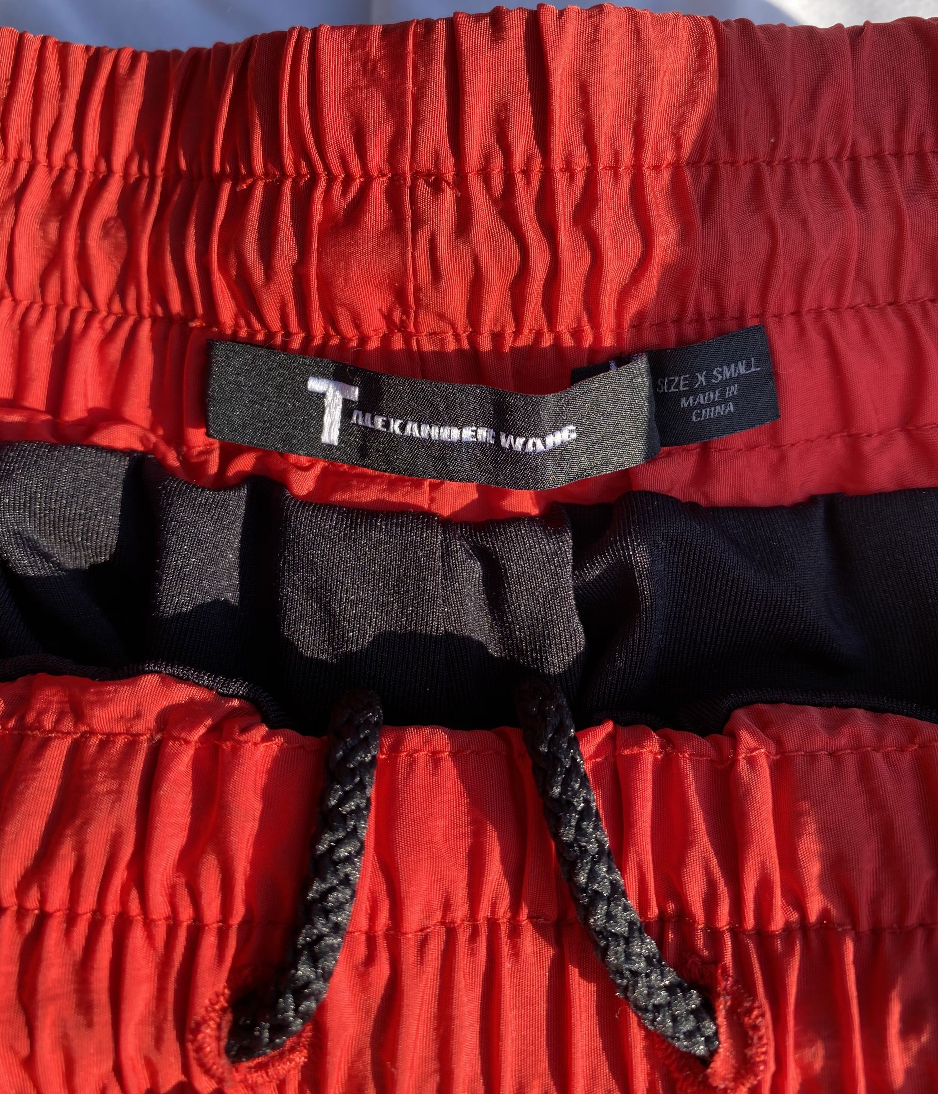 Alexander Wang =STEAL= Alexander Wang Red Nylon Shorts Size US 28 / EU 44 - 3 Thumbnail