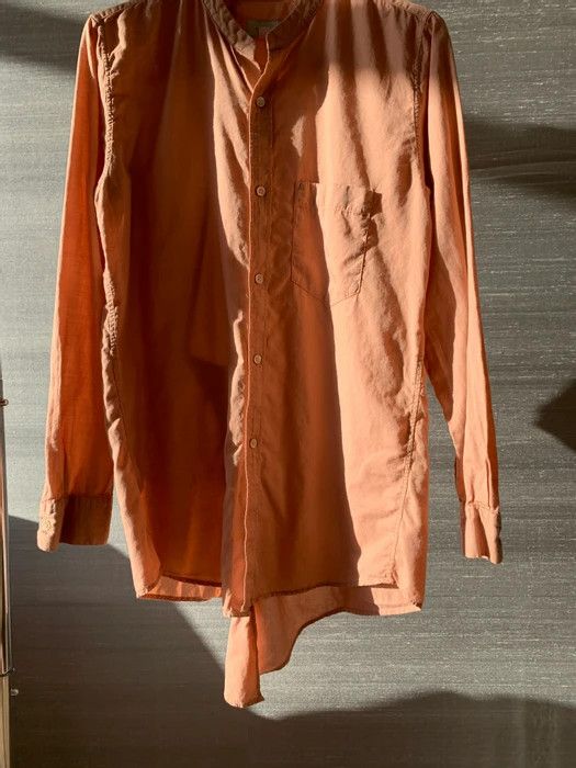Bed j.w. Ford Pink Asymmetric Vented Hem Button-Up Size US L / EU 52-54 / 3 - 3 Thumbnail