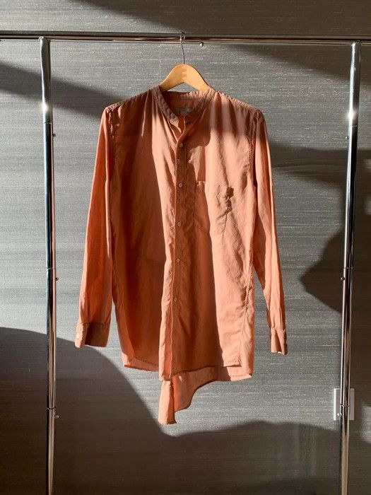 Bed j.w. Ford Pink Asymmetric Vented Hem Button-Up Size US L / EU 52-54 / 3 - 1 Thumbnail