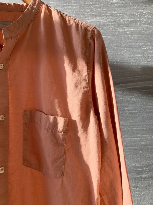 Bed j.w. Ford Pink Asymmetric Vented Hem Button-Up Size US L / EU 52-54 / 3 - 5 Thumbnail
