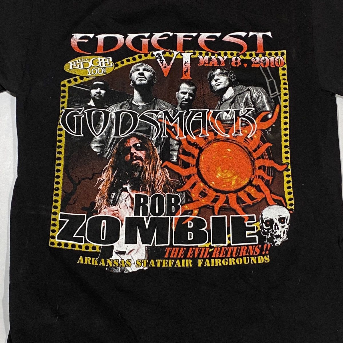 Band Tees × Vintage Vintage Edgefest Tee Rob Zombie Godsmack Size US M / EU 48-50 / 2 - 1 Thumbnail