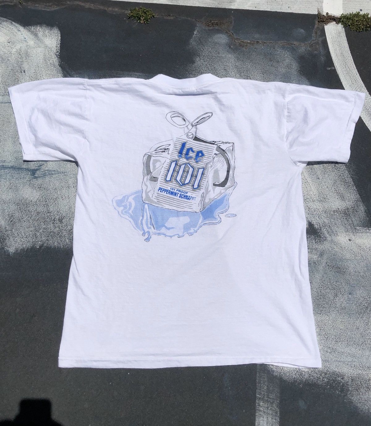 Made In Usa × Tee × Vintage Vintage Ice 101 Peppermint Schnapps Alcohol ...
