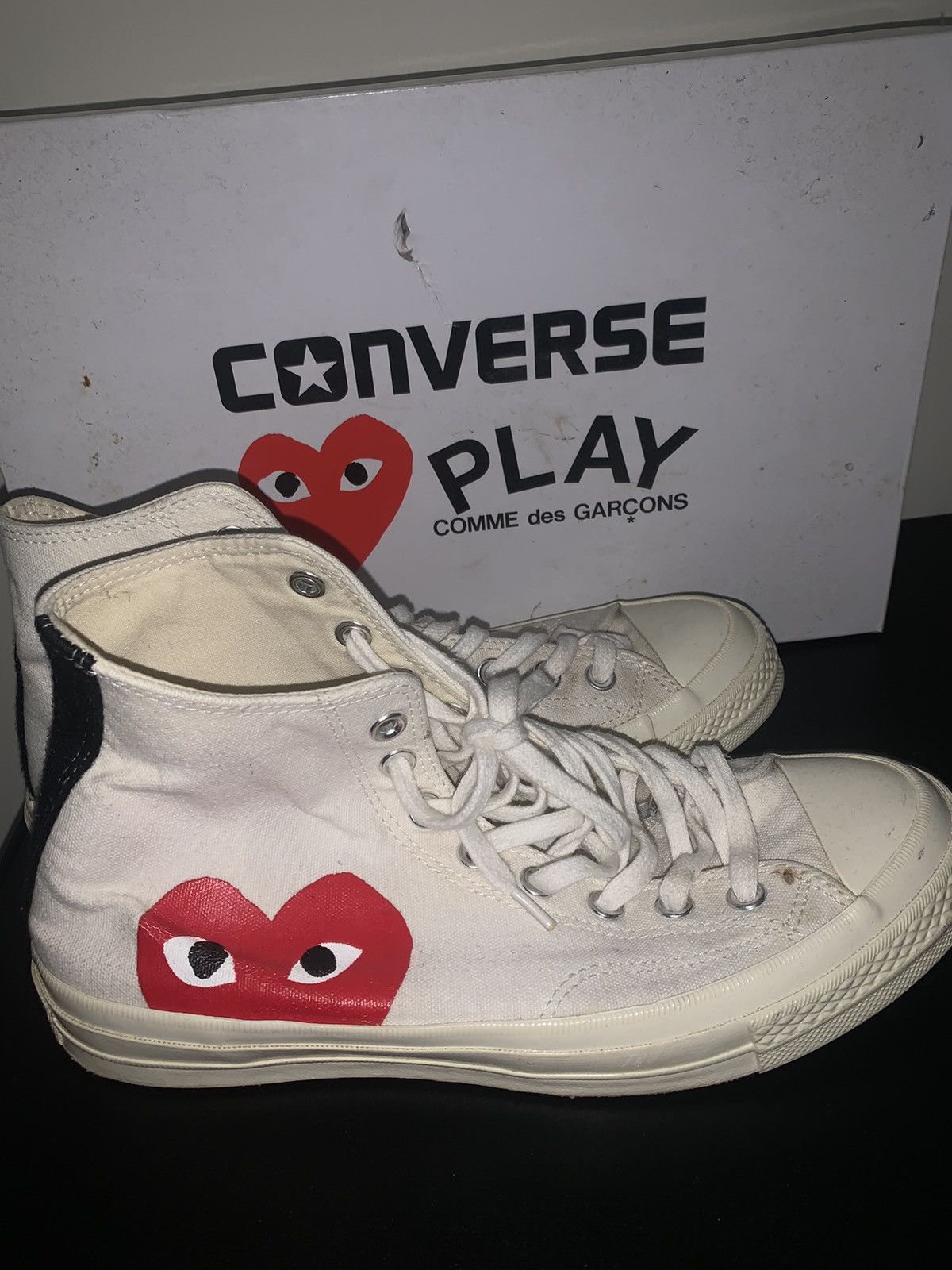 Comme des Garcons Comme des Garcons x Chuck Taylor All Star Hi Milk 2015 Size US 8 / EU 41 - 3 Thumbnail