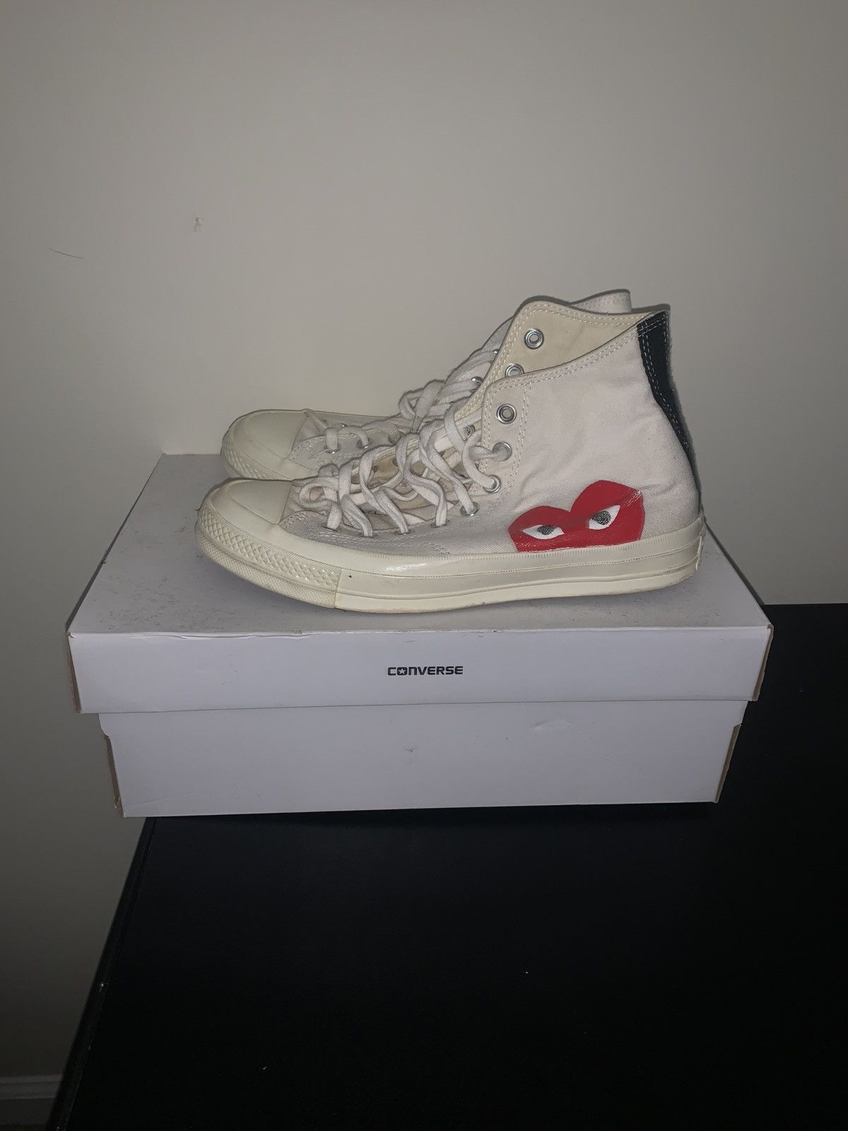 Comme des Garcons Comme des Garcons x Chuck Taylor All Star Hi Milk 2015 Size US 8 / EU 41 - 4 Thumbnail