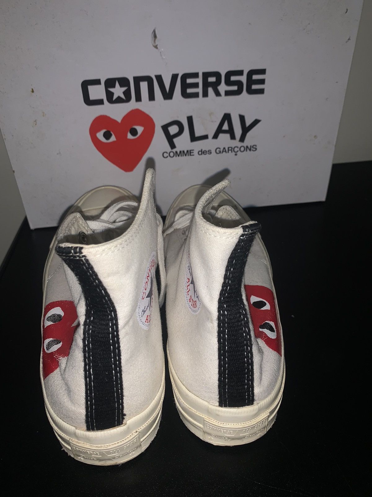 Comme des Garcons Comme des Garcons x Chuck Taylor All Star Hi Milk 2015 Size US 8 / EU 41 - 2 Thumbnail