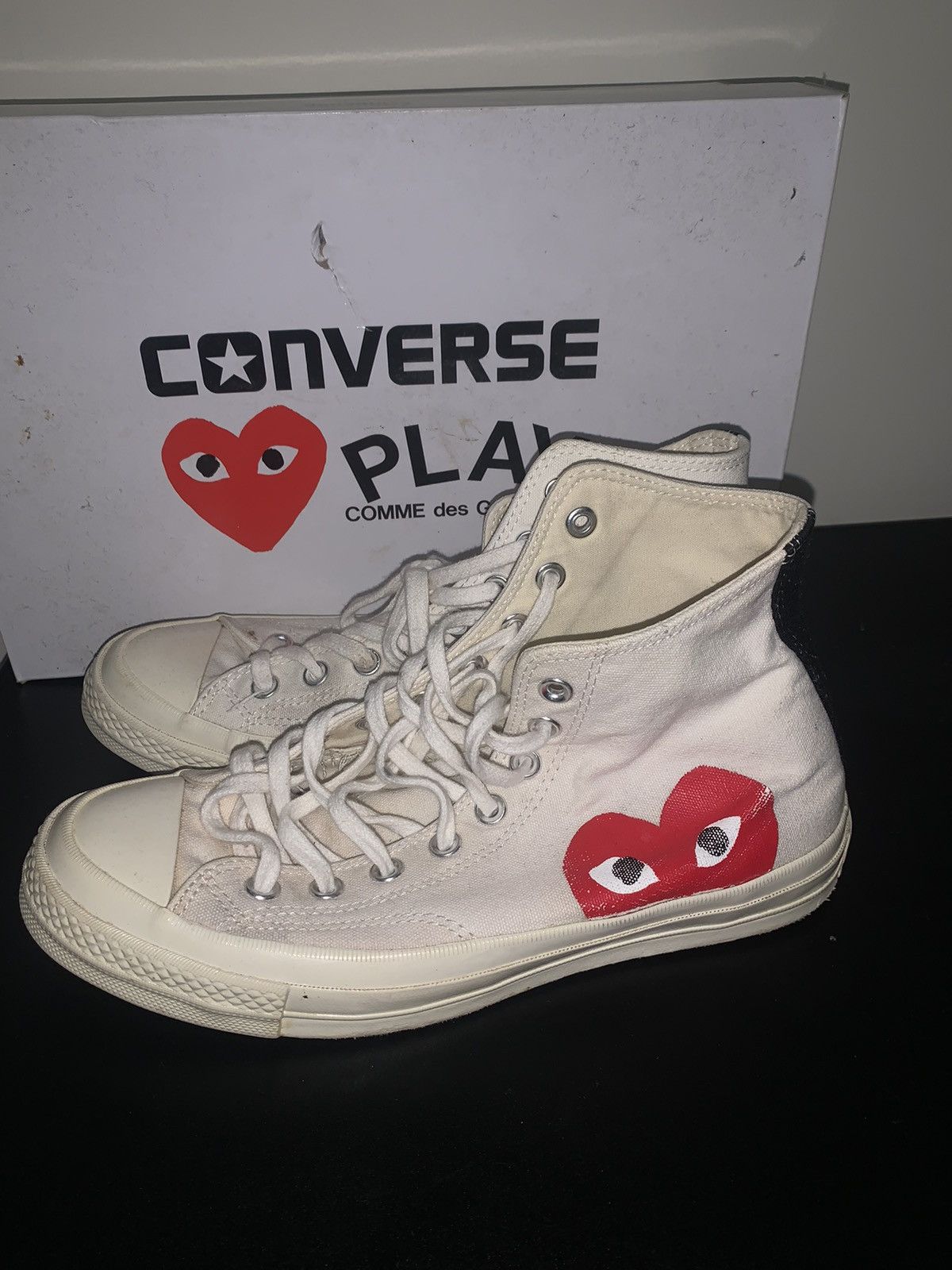 Comme des Garcons x Chuck Taylor All Star Hi Milk 2015