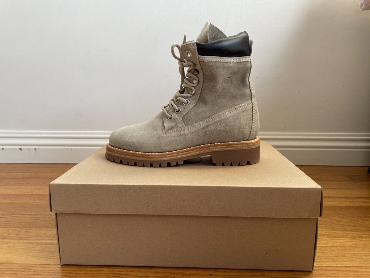 Our Legacy Our Legacy x Stussy Survivor Boot Beige Suede | Grailed