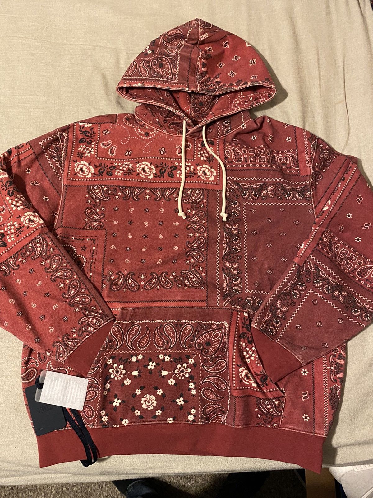 Kith Kith Deconstructed Bandana Williams III Hoodie Pyre DSWT | Grailed