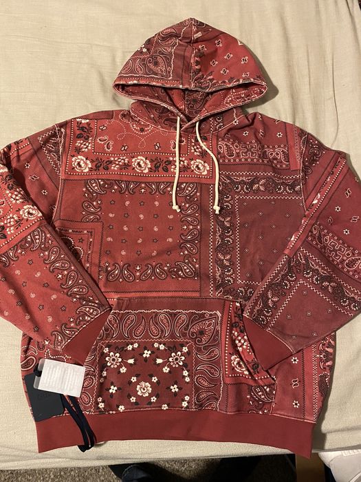 Kith Kith Deconstructed Bandana Williams III Hoodie Pyre DSWT