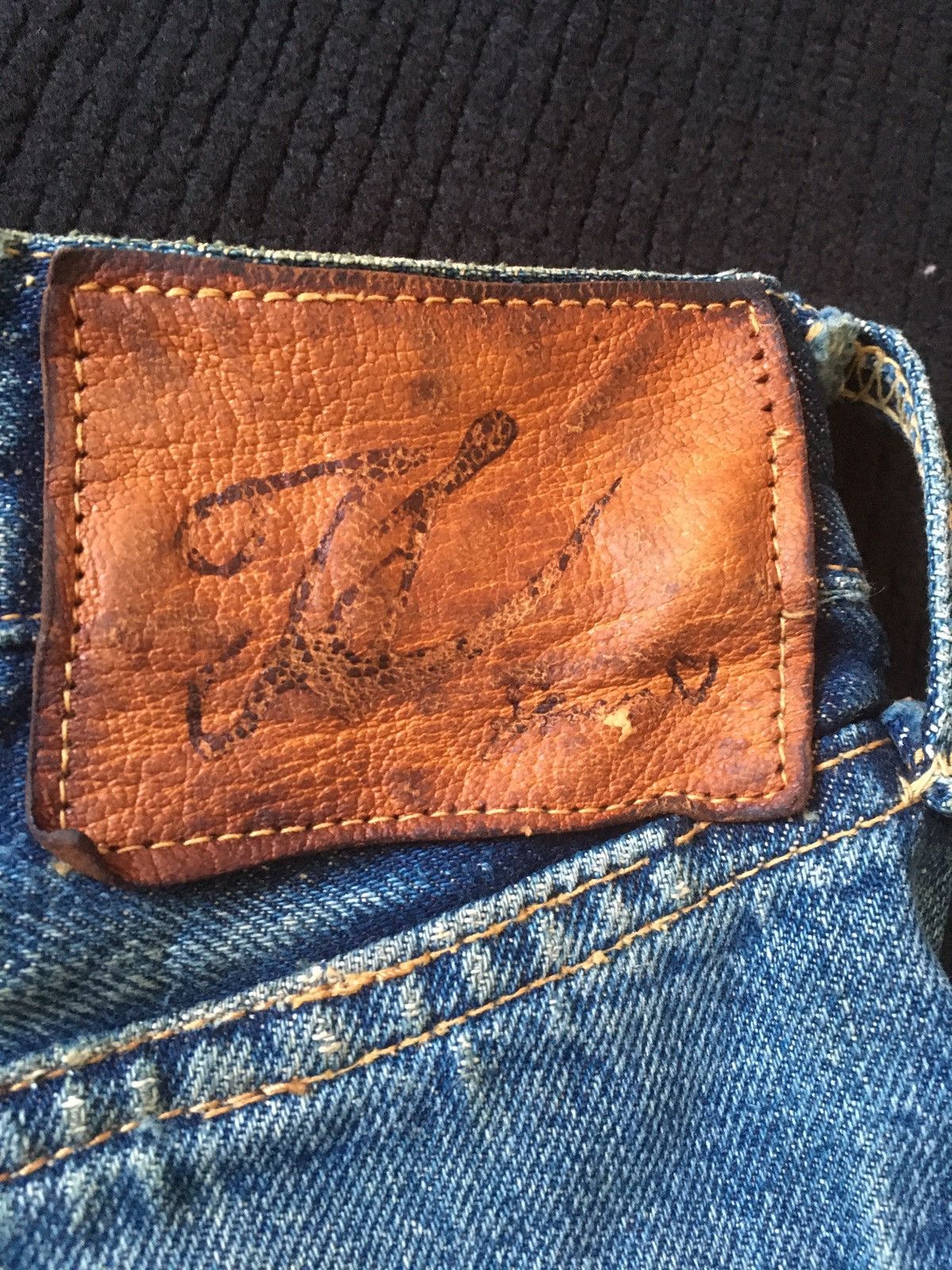 Kapital Vintage Kapital Selvedge U.S Scovill Hidden Rivet Size US 30 / EU 46 - 20 Thumbnail