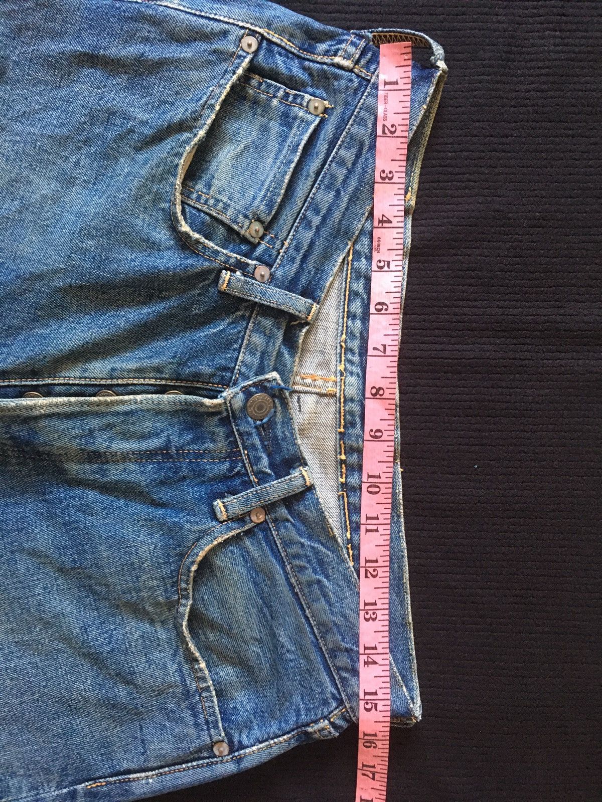Kapital Vintage Kapital Selvedge U.S Scovill Hidden Rivet Size US 30 / EU 46 - 19 Thumbnail