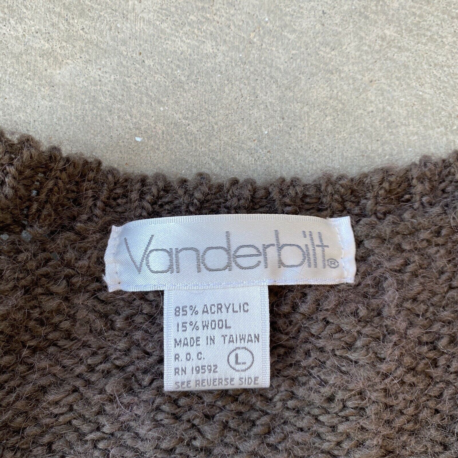 Vintage Vintage 80s 90s Cardigan Sweater Abstract Grandpa Sweater Size US L / EU 52-54 / 3 - 4 Thumbnail