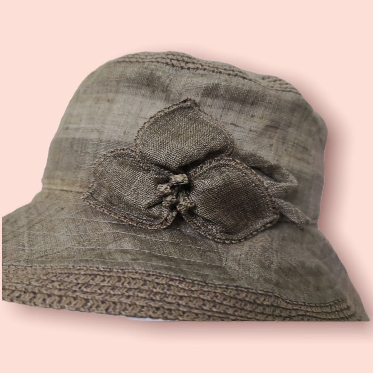Japanese Brand × Vintage VOGUE TOKYO LINEN VACATION /PICNIC HAT Size ONE SIZE - 4 Thumbnail