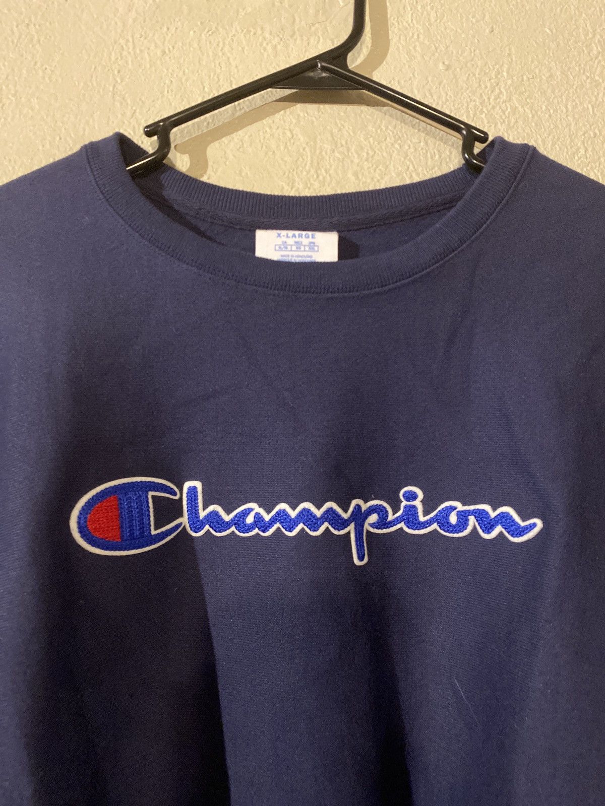 Champion × Vintage Vintage 90s Champion crewneck sweatshirt Size US XL / EU 56 / 4 - 2 Thumbnail