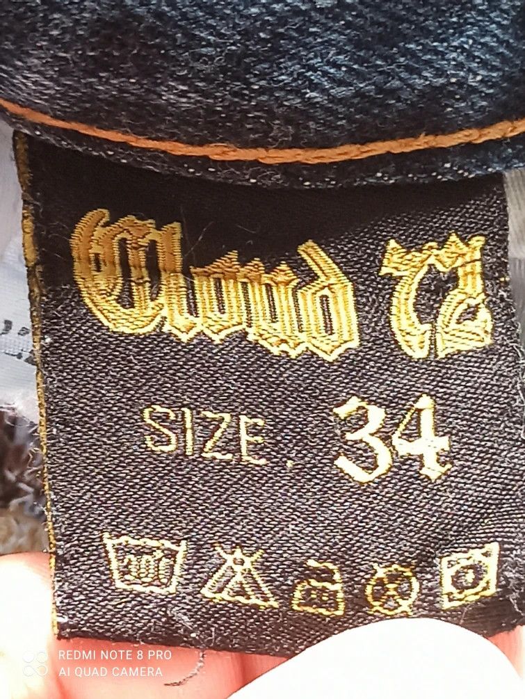 Japanese Brand DISTRESSED DENIM EMBROIDERED FALCON Size US 34 / EU 50 - 8 Thumbnail