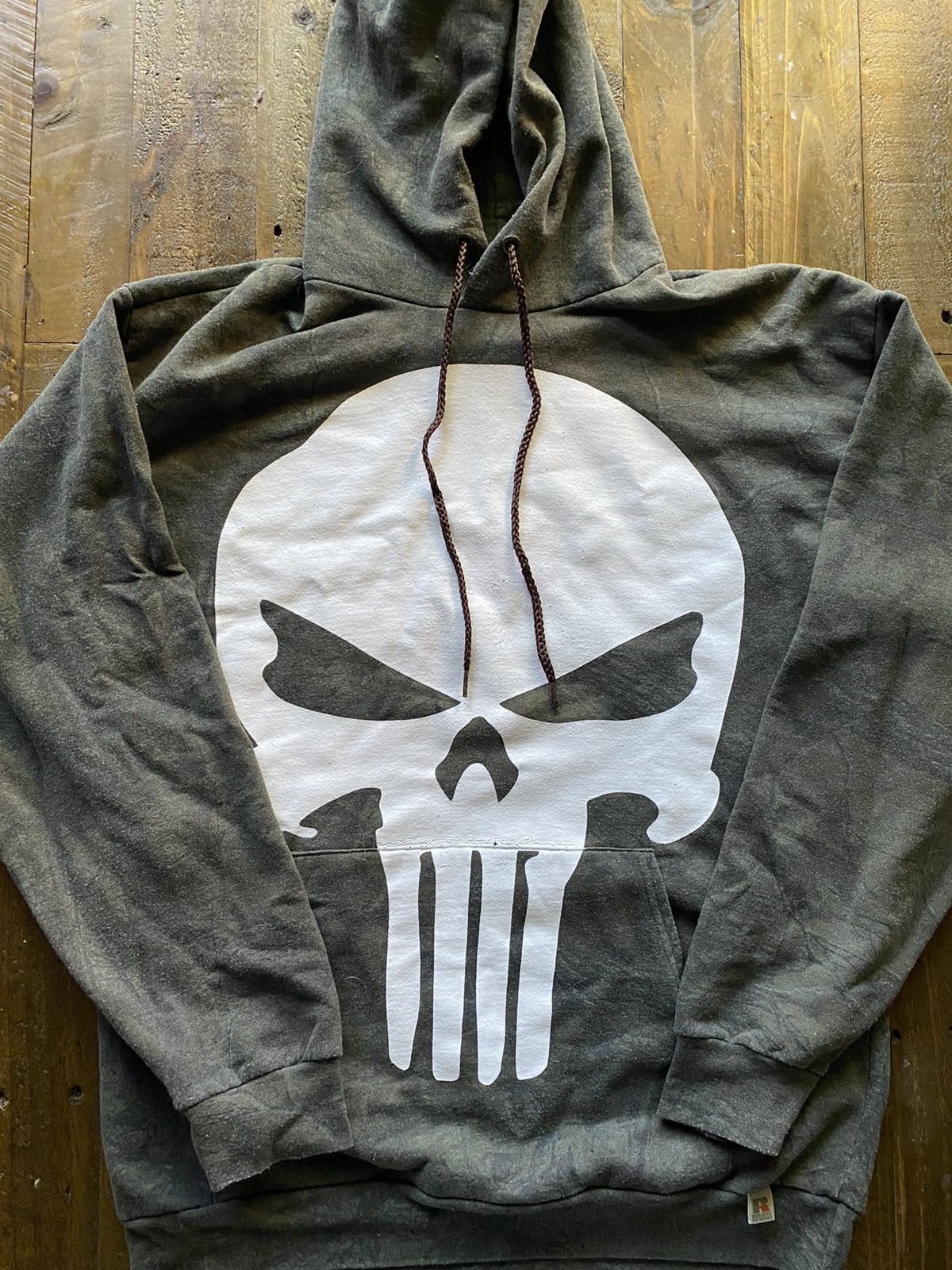 Warren Lotas Punisher Red Cloud Hoodie Size Medium