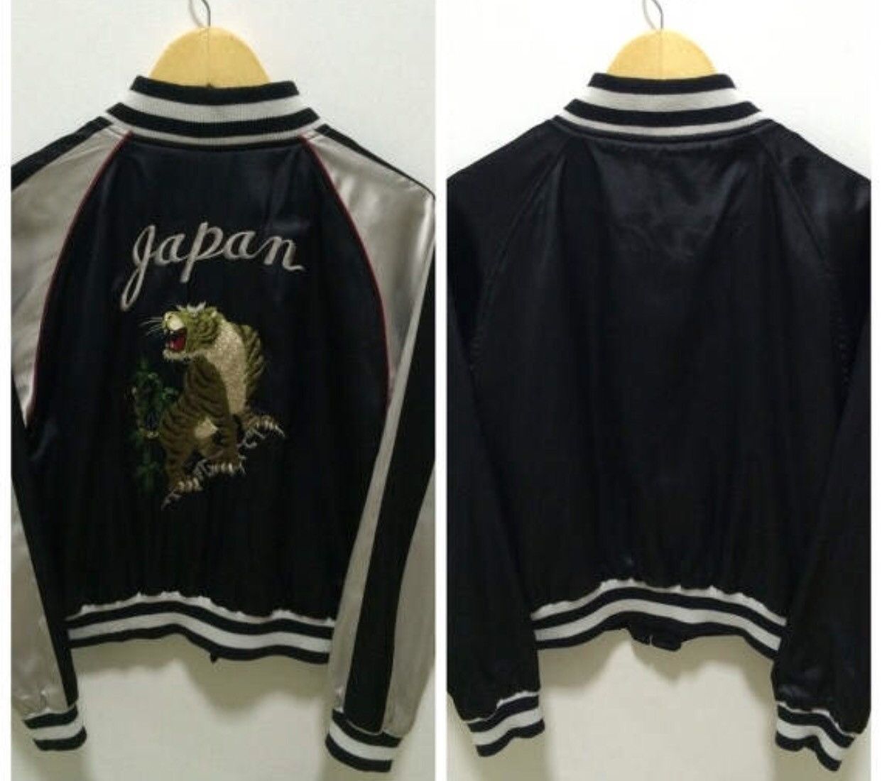 Other Sukajan Japan Tiger Embroidery Souvenirs Reversible Jacket Size US S / EU 44-46 / 1 - 1 Thumbnail