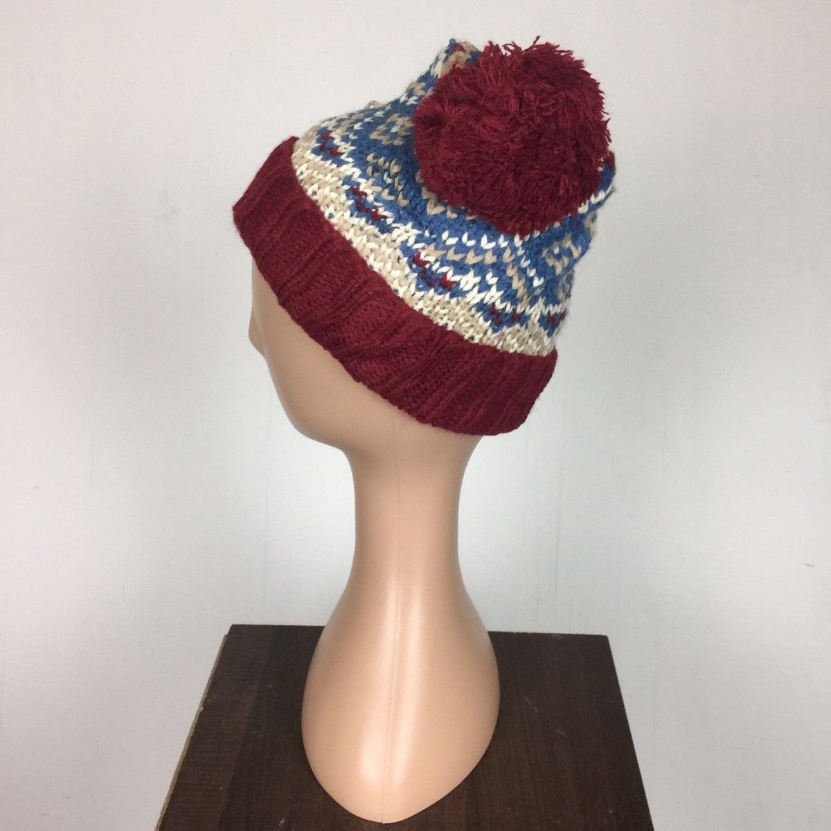 Native Navajo Beanie Hat Wool Native Snowcap Japanese Brand Size ONE SIZE - 2 Thumbnail