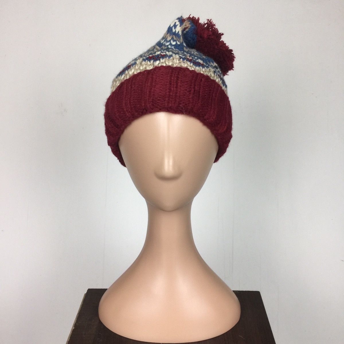 Native Navajo Beanie Hat Wool Native Snowcap Japanese Brand Size ONE SIZE - 3 Thumbnail