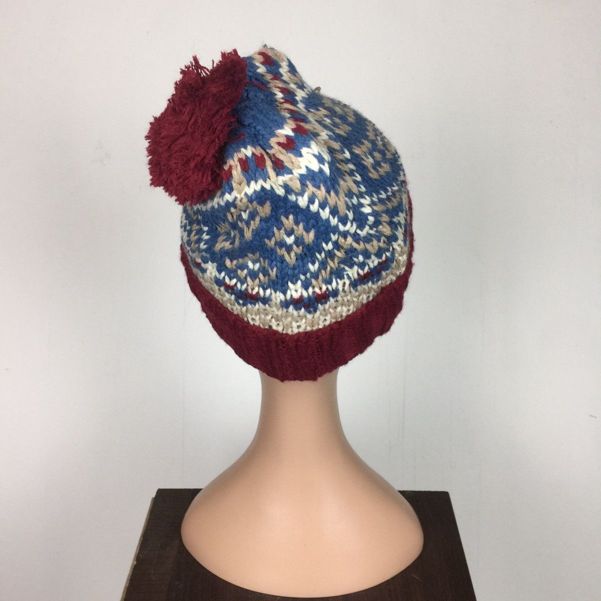 Native Navajo Beanie Hat Wool Native Snowcap Japanese Brand Size ONE SIZE - 4 Thumbnail