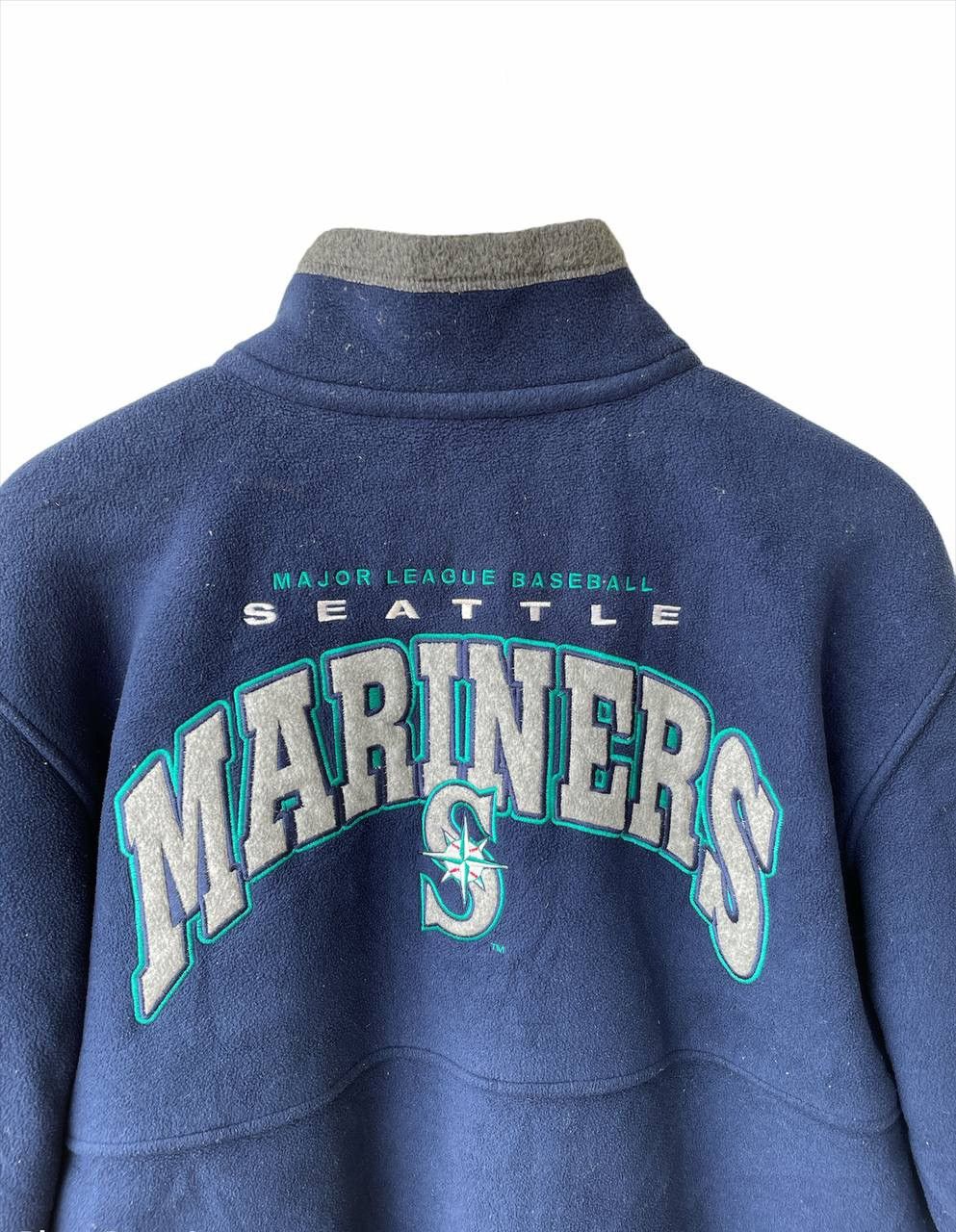 MLB × Sports Specialties Vtg MLB Seattle Mariners Fleece Zipper Jacket Sweater Size US L / EU 52-54 / 3 - 8 Thumbnail