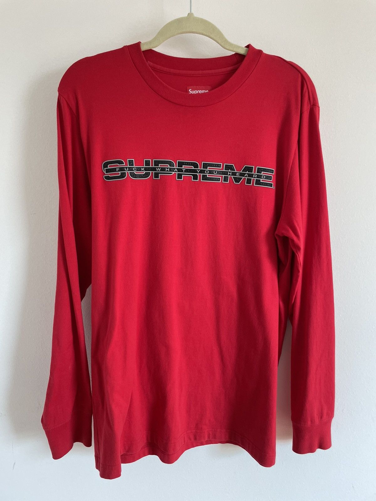 Supreme Reflective L S Tee Size L Long Sleeve T Shirts