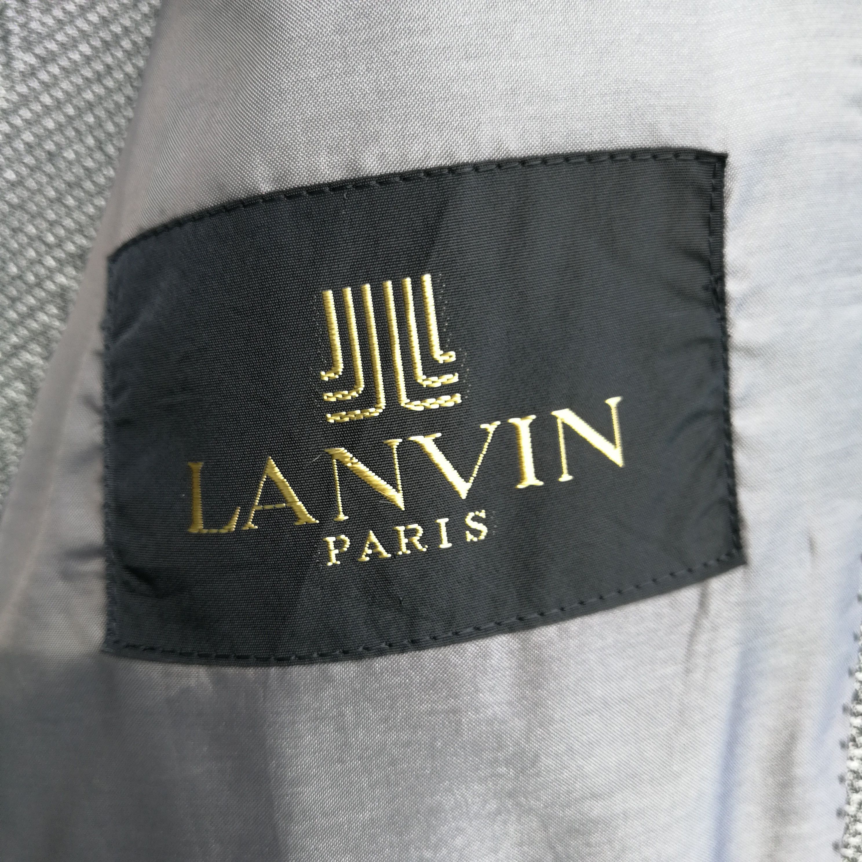 Lanvin Lanvin Blazer 100% Silk Size 44R - 12 Thumbnail