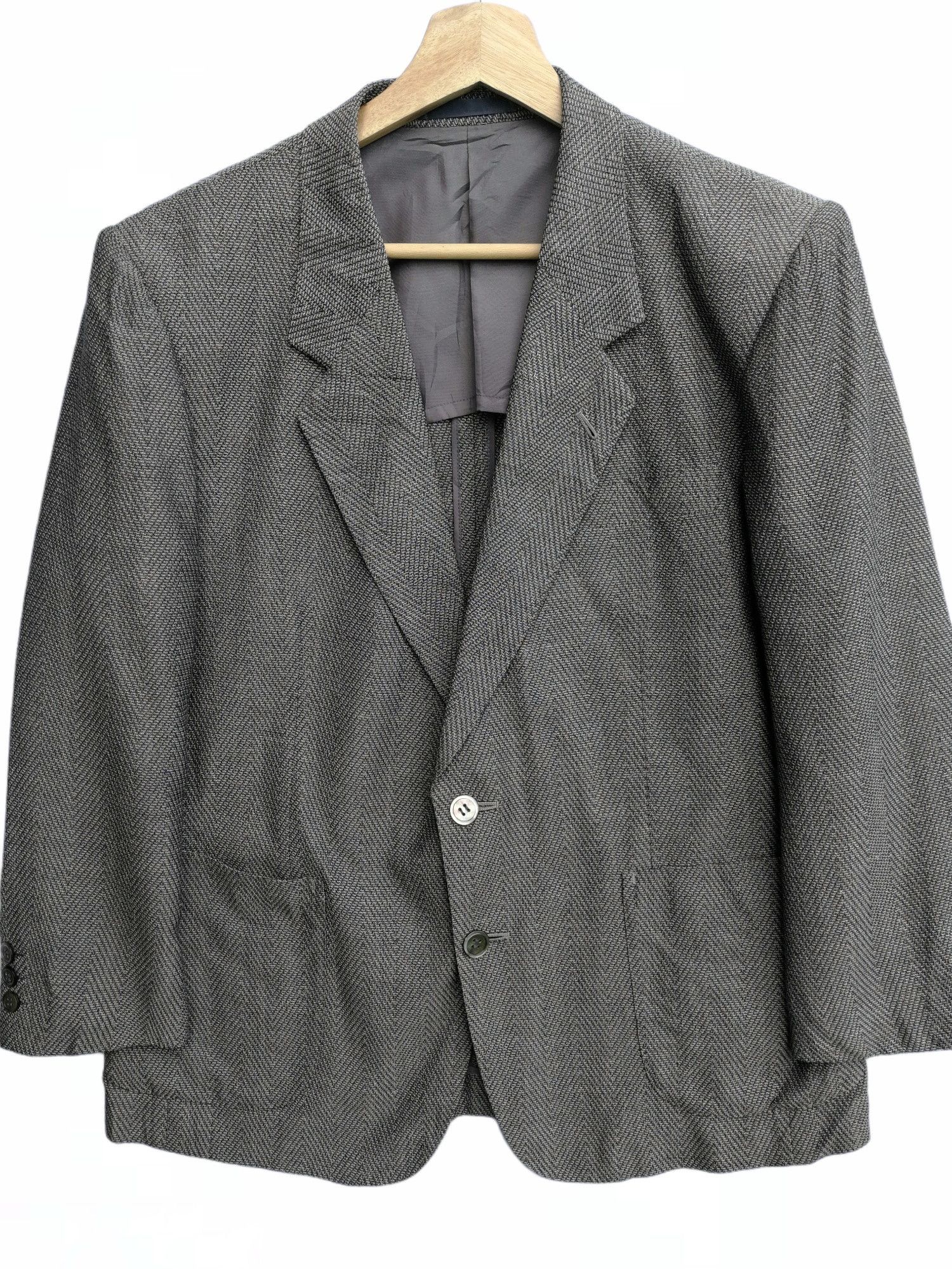 Lanvin Lanvin Blazer 100% Silk Size 44R - 2 Thumbnail