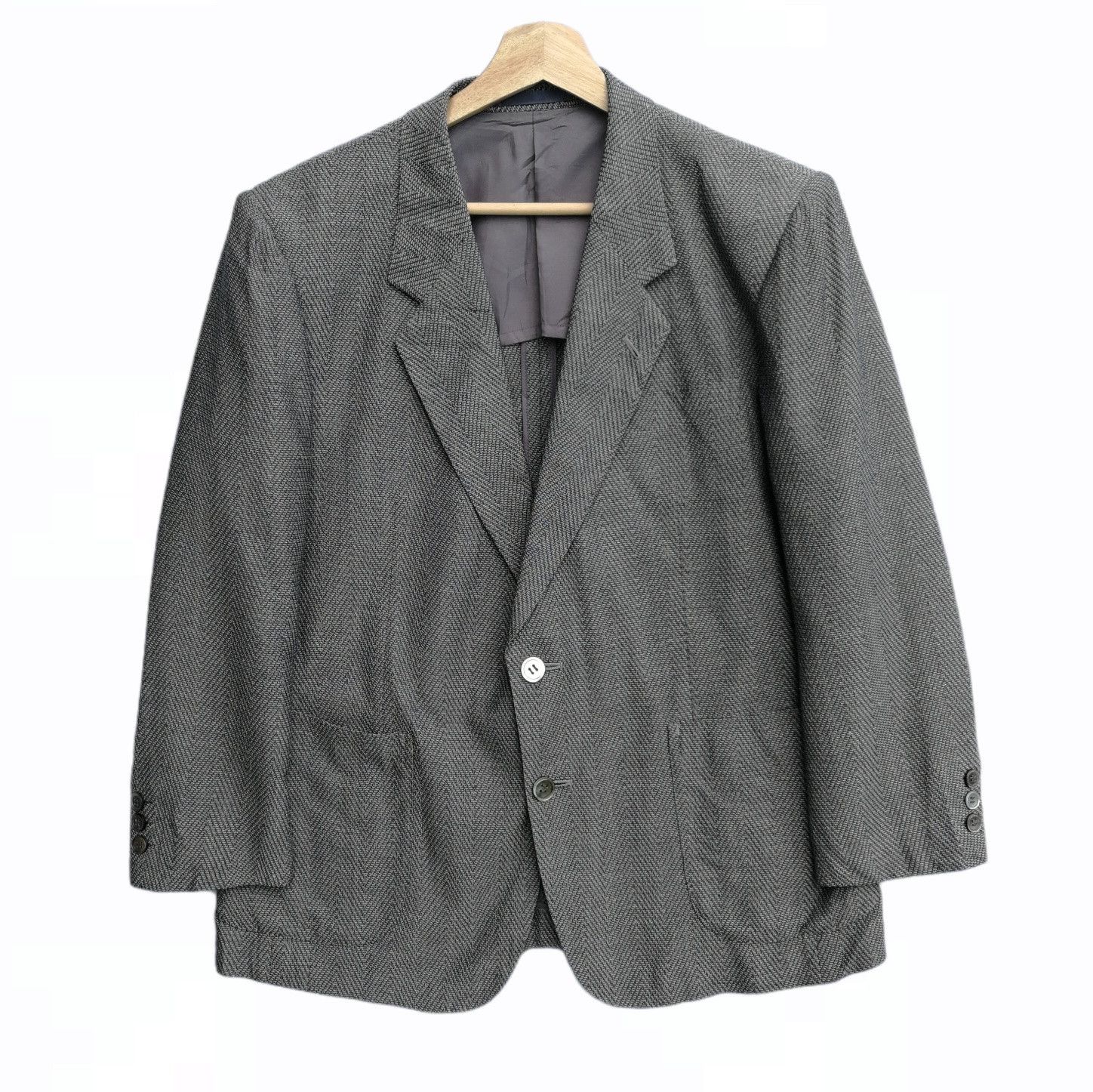 Lanvin Lanvin Blazer 100% Silk Size 44R - 3 Thumbnail