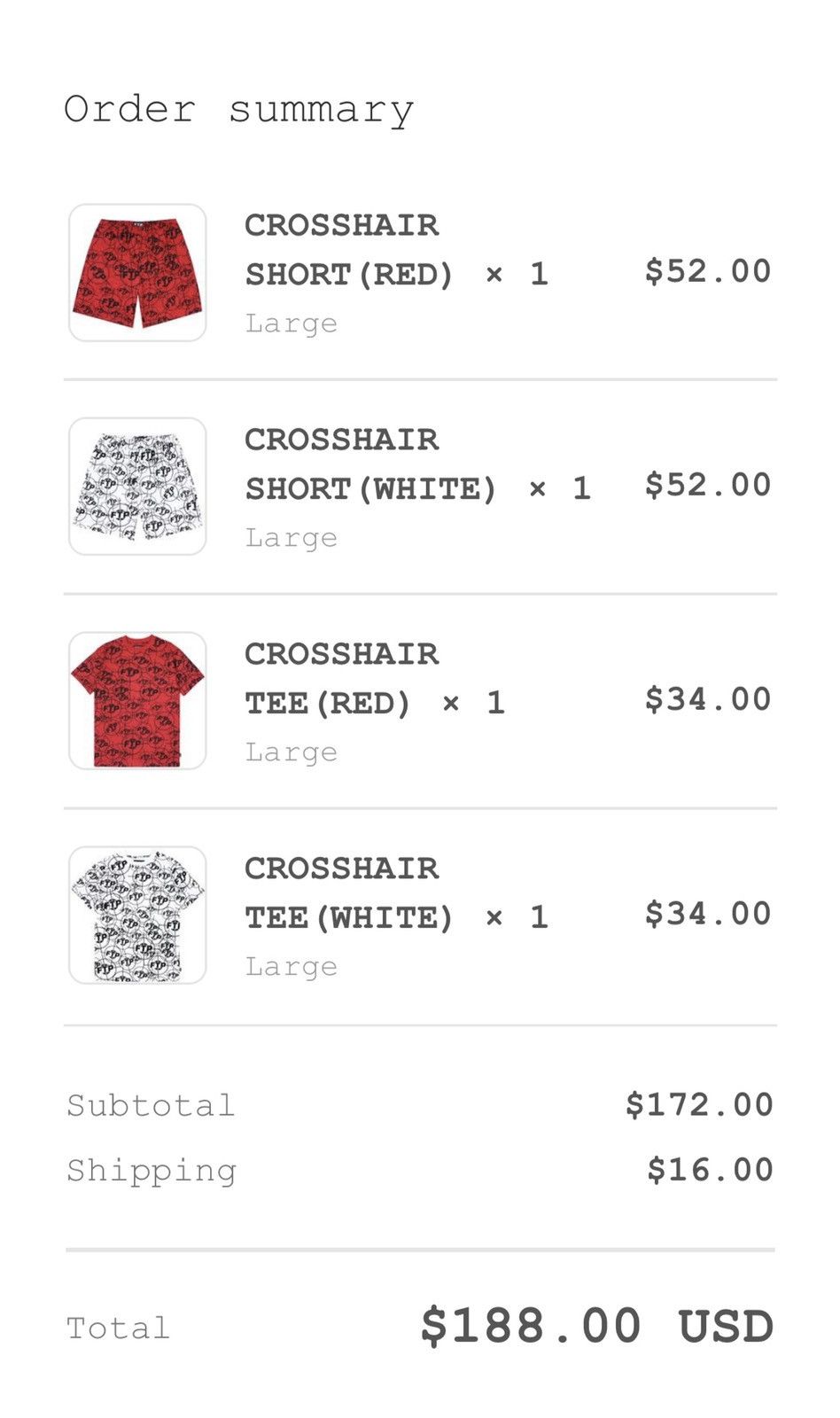 Fuck The Population FTP Fuck The Population Crosshair All Over Print Shorts Red Size US 34 / EU 50 - 2 Thumbnail