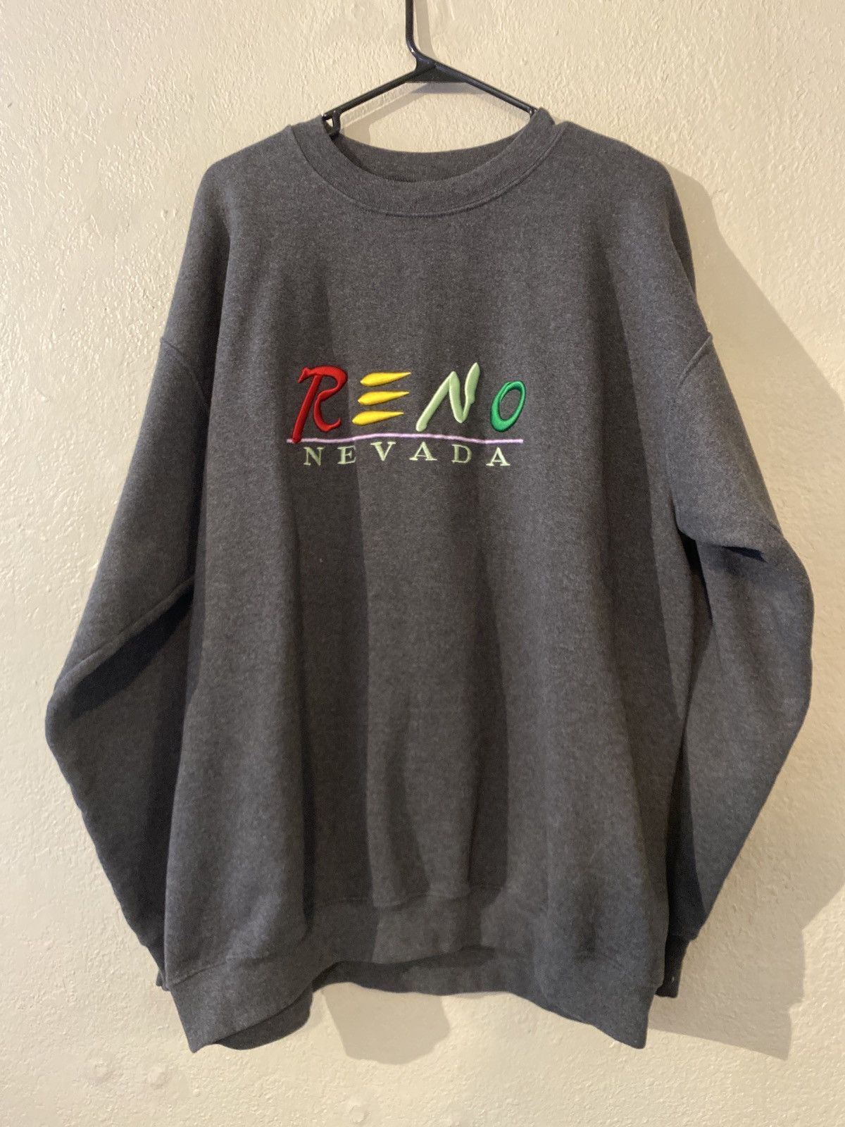 Vintage Vintage 90s Reno Nevada crewneck sweatshirt Size US XL / EU 56 / 4 - 1 Thumbnail