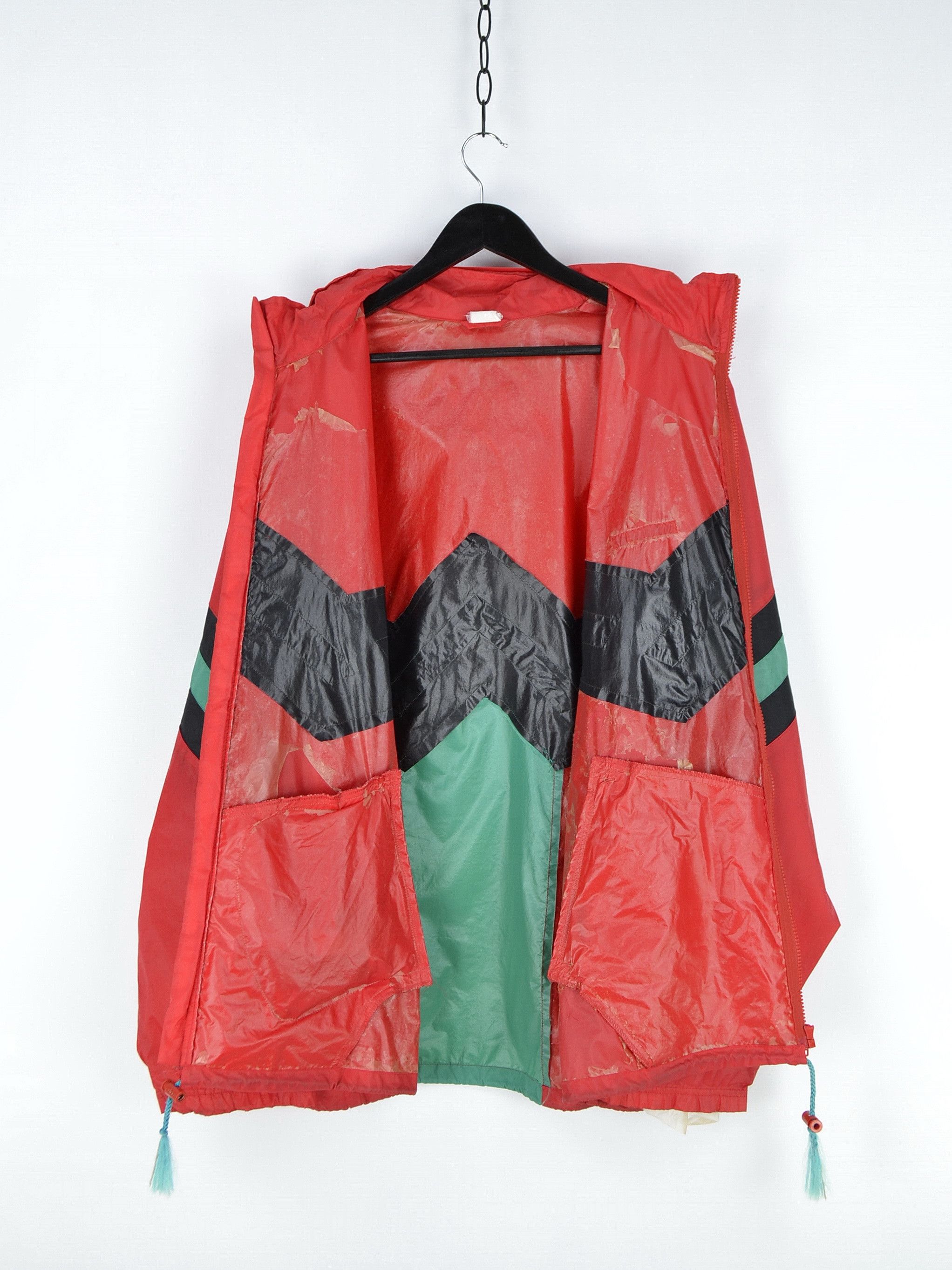 Adidas × Vintage 90s Vintage Adidas Light Windbreaker Cape Jacket Size US XL / EU 56 / 4 - 11 Thumbnail