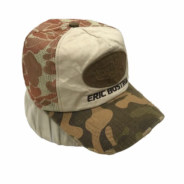 Von Dutch Von Dutch Eric Bostrom Camo Distressed Trucker Hats Caps ...