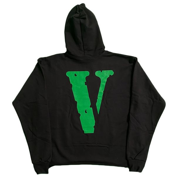 Vlone friends hoodie on sale black