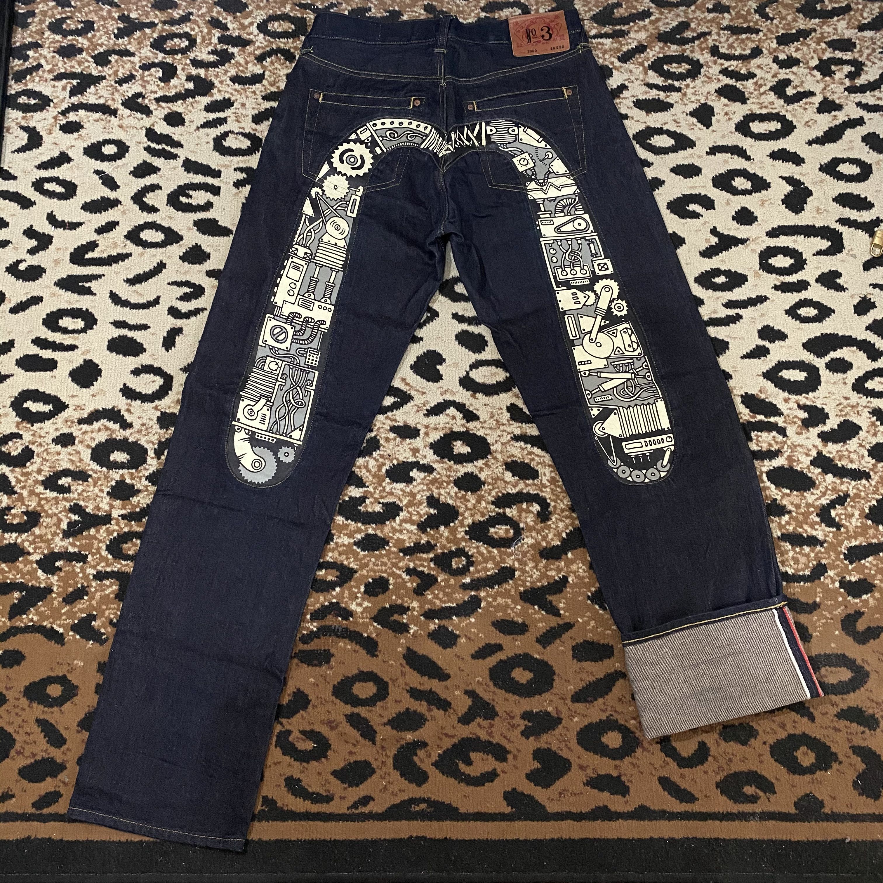 Evisu Evisu Big Logo Denim Size US 29 - 1 Thumbnail